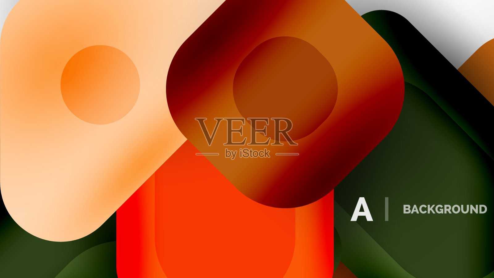 五颜六色的几何形状，线条，正方形和插画图片素材