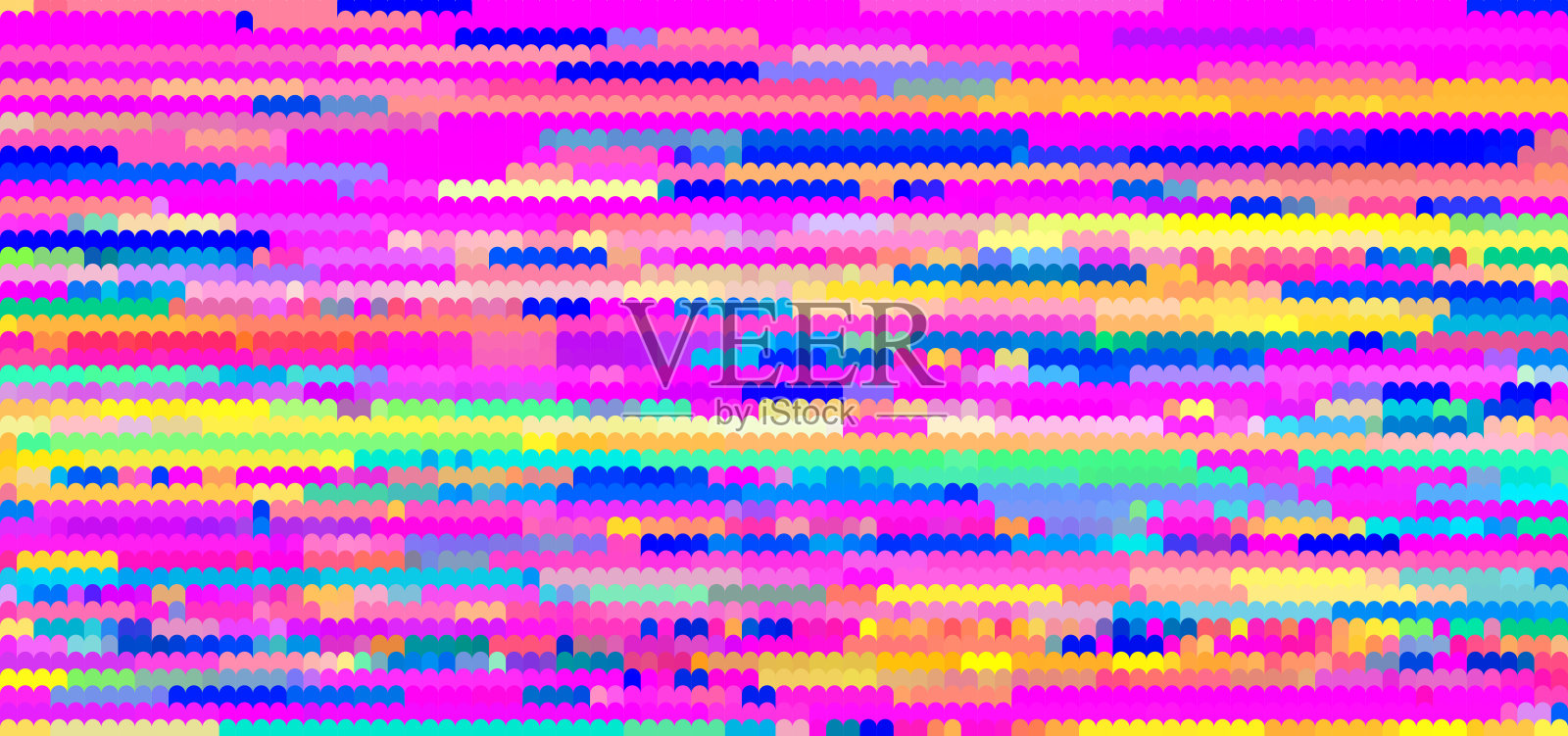 明亮多彩的酸宝宝背景。饱和模式插画图片素材