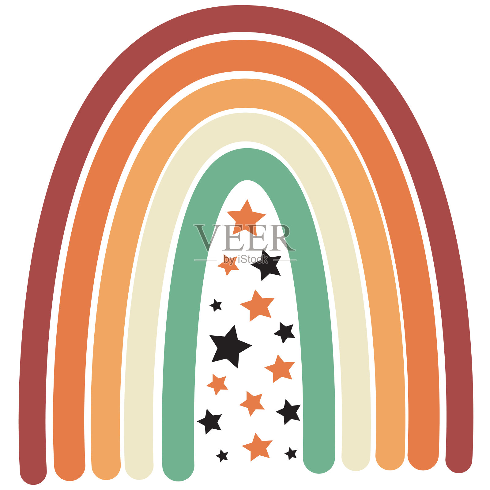 万圣节彩虹，万圣节背景设计元素图片