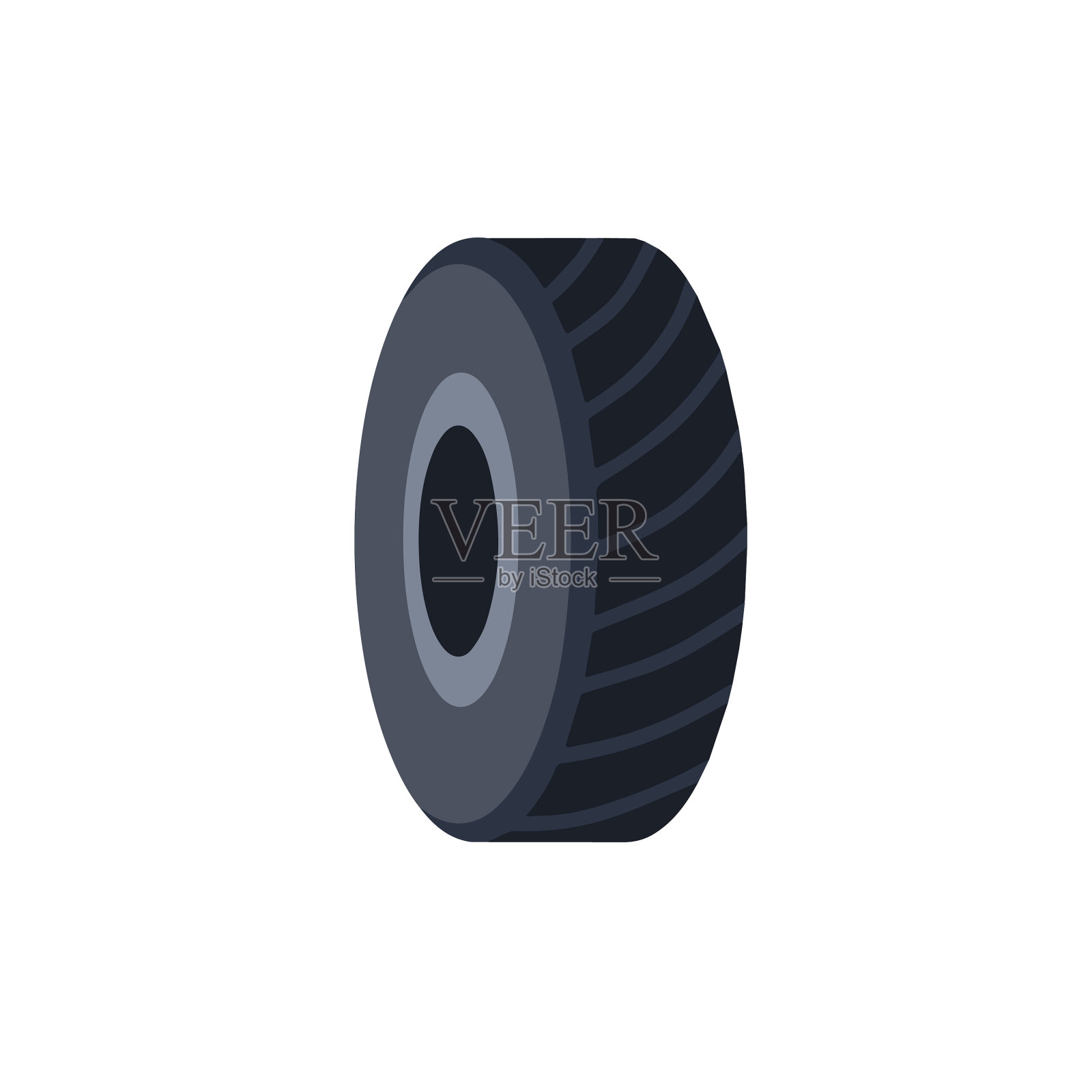 汽车轮胎汽车车轮细部设计元素图片