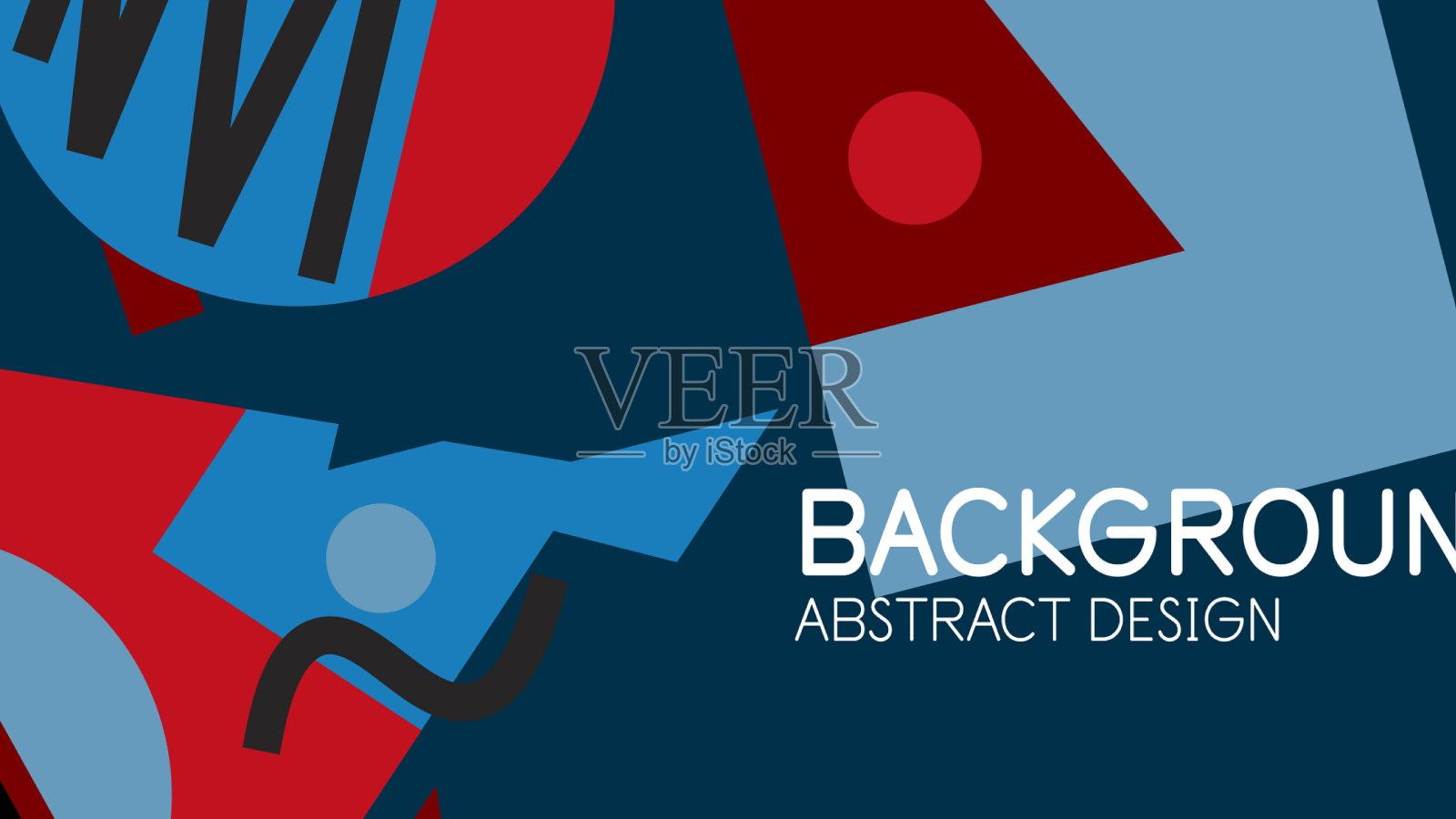 抽象的背景块线条几何插画图片素材