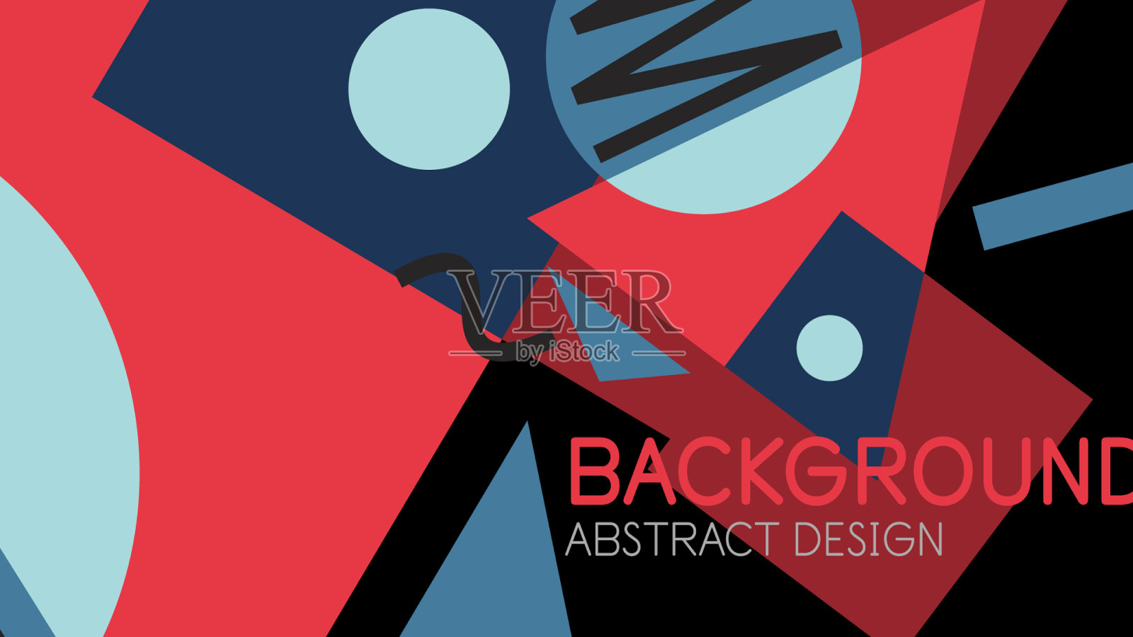 抽象的背景块线三角形插画图片素材