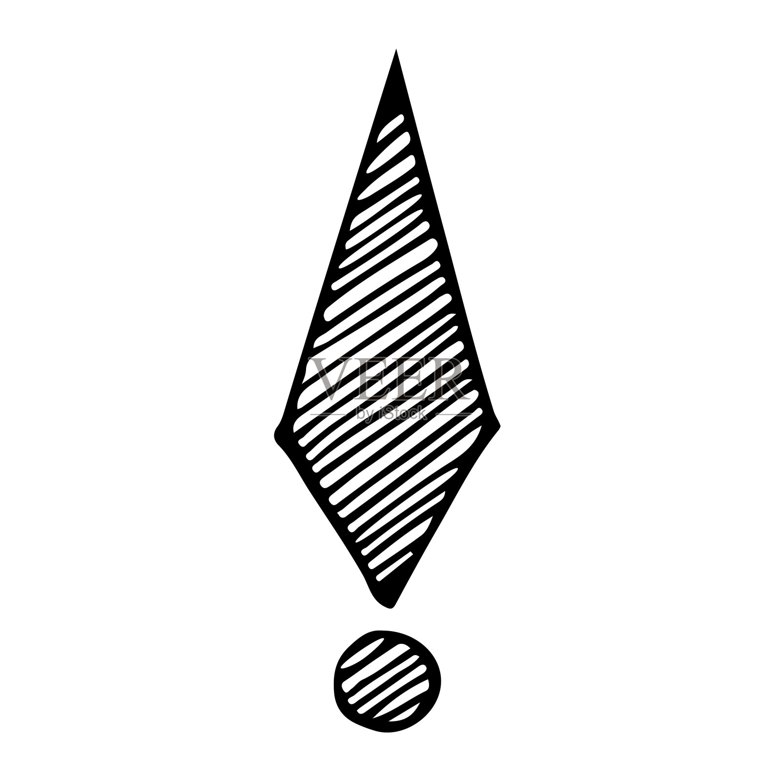 指南针箭头的矢量插图，总是指向北方插画图片素材