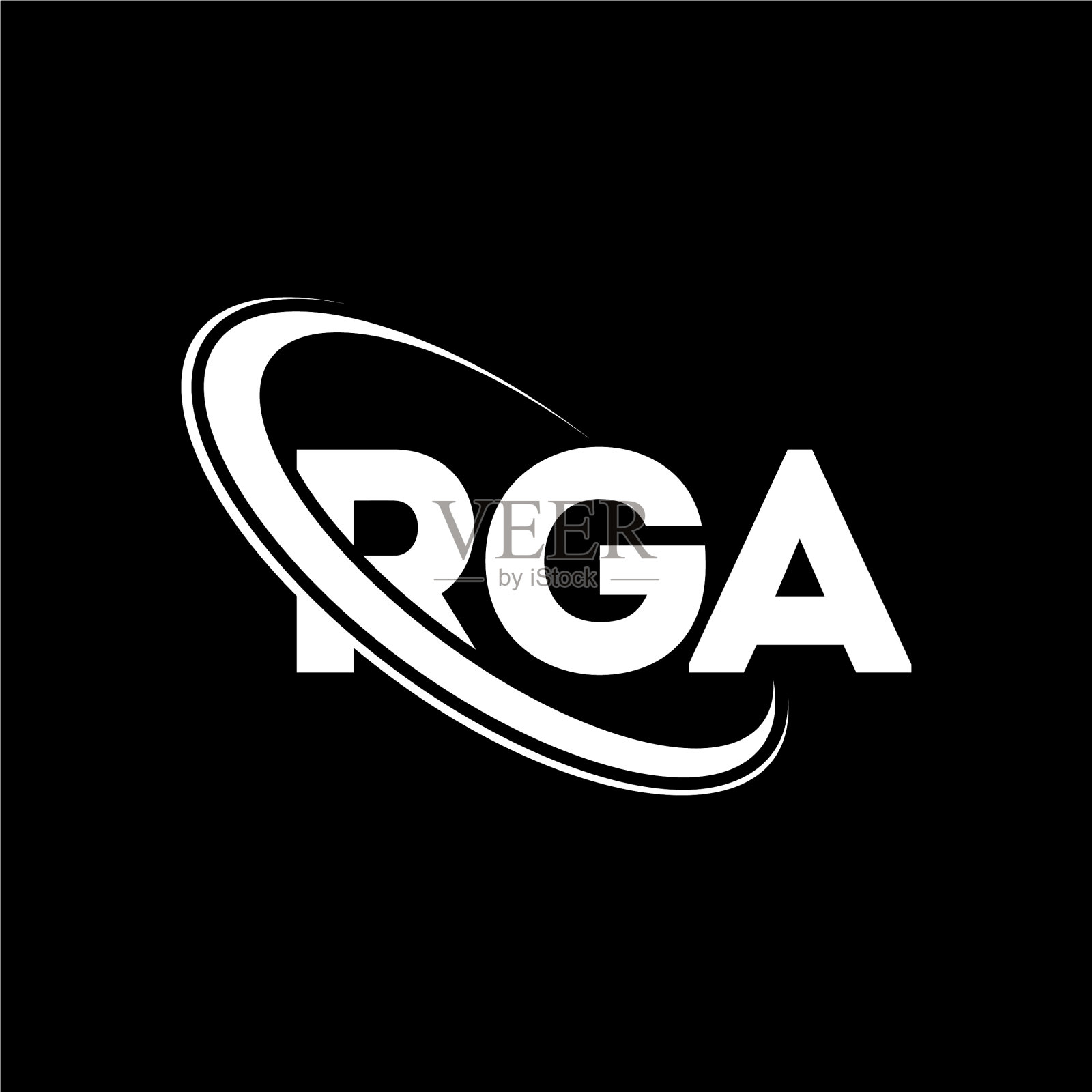 Rga logo Rga字母Rga字母logo设计插画图片素材