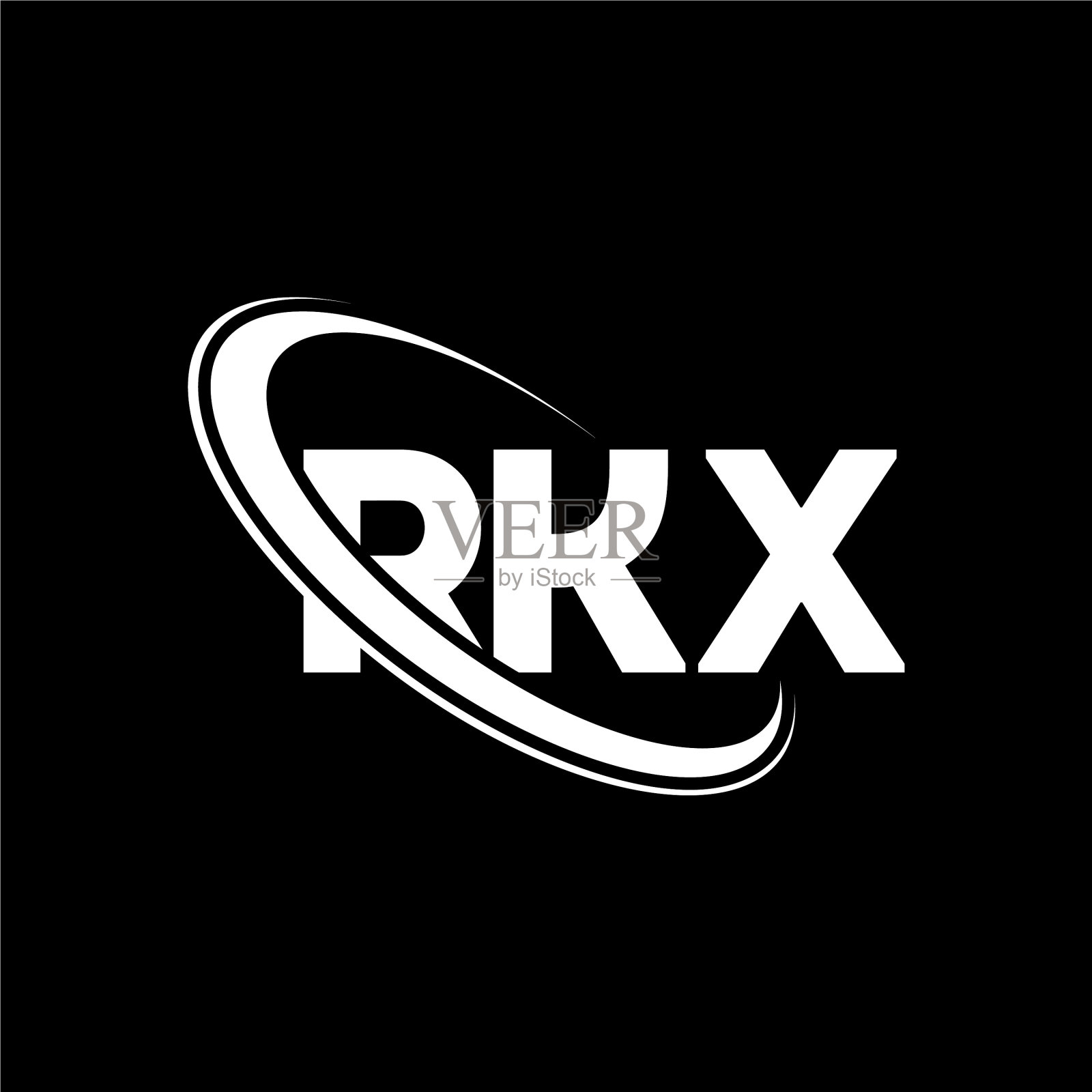 RKX字母logo RKX字母logo设计插画图片素材