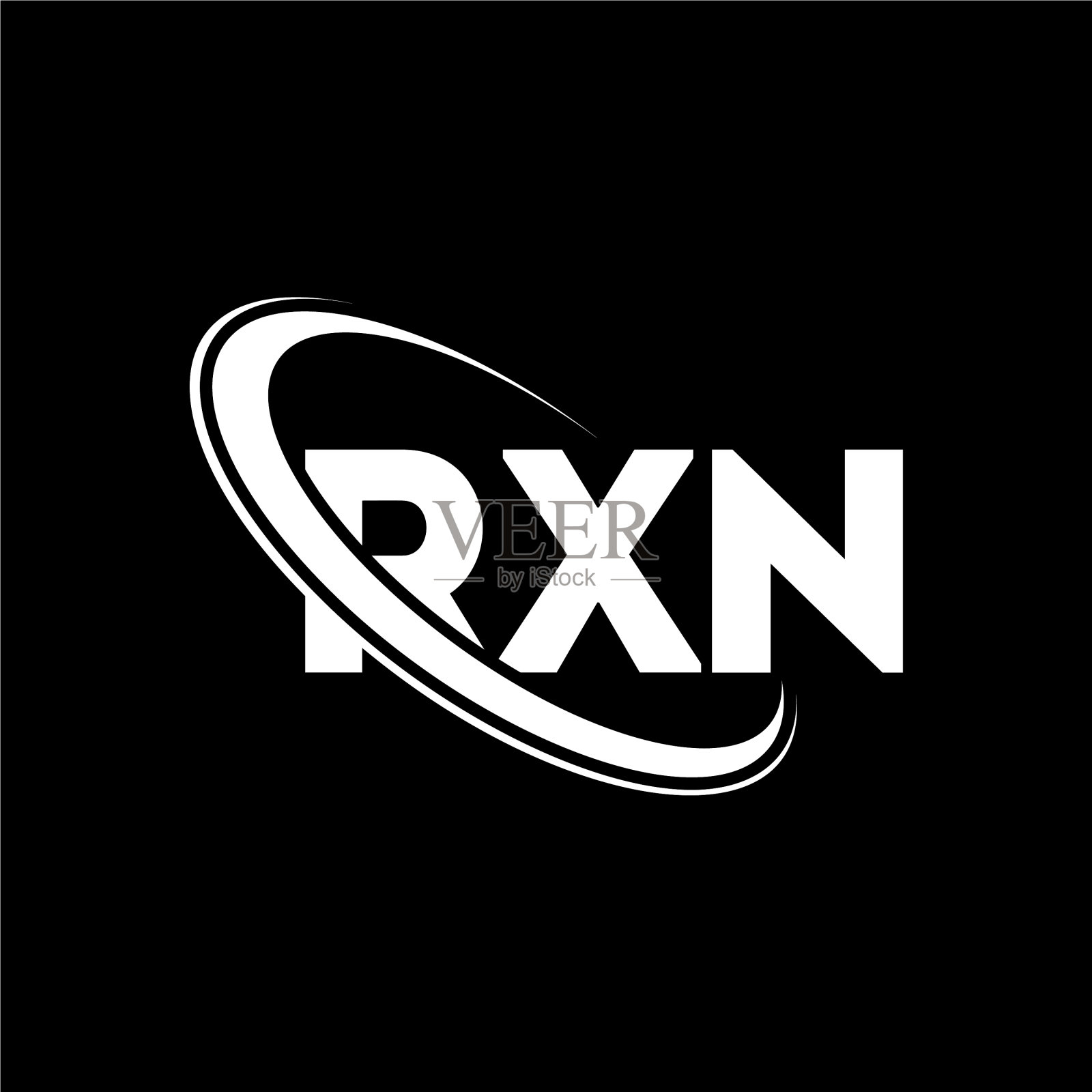 RXN字母logo RXN字母logo设计插画图片素材