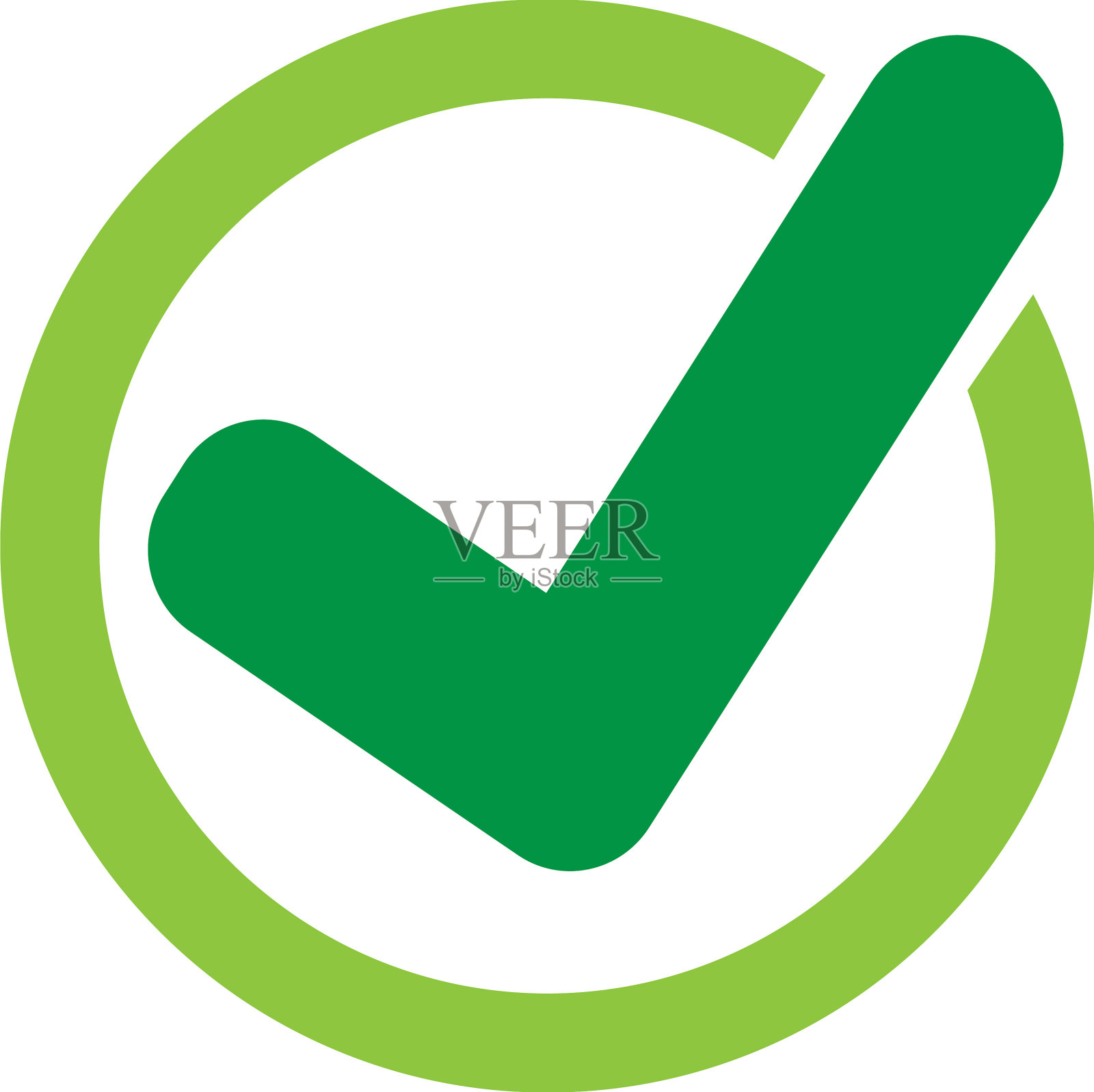 勾选标记图标标志符号设计插画图片素材