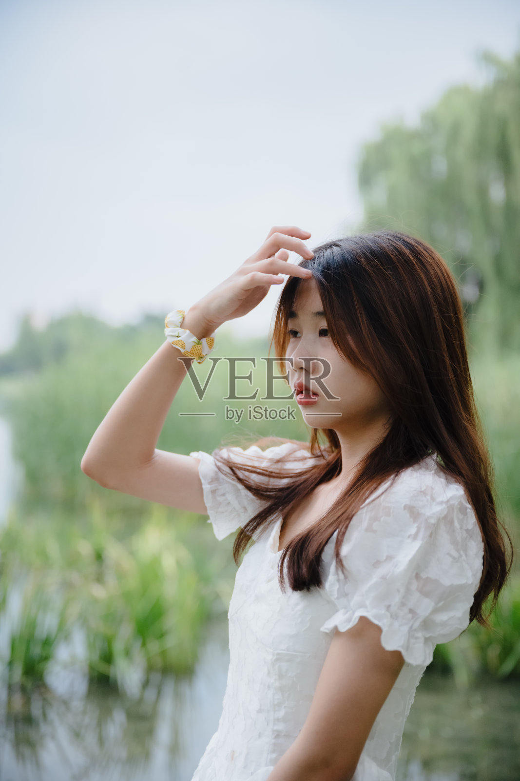 亚洲女孩照片摄影图片