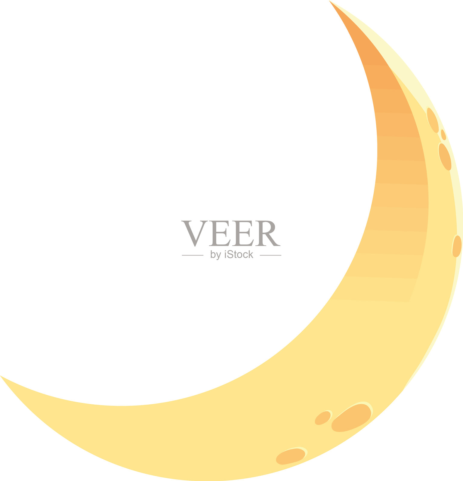 半月图标设计元素图片