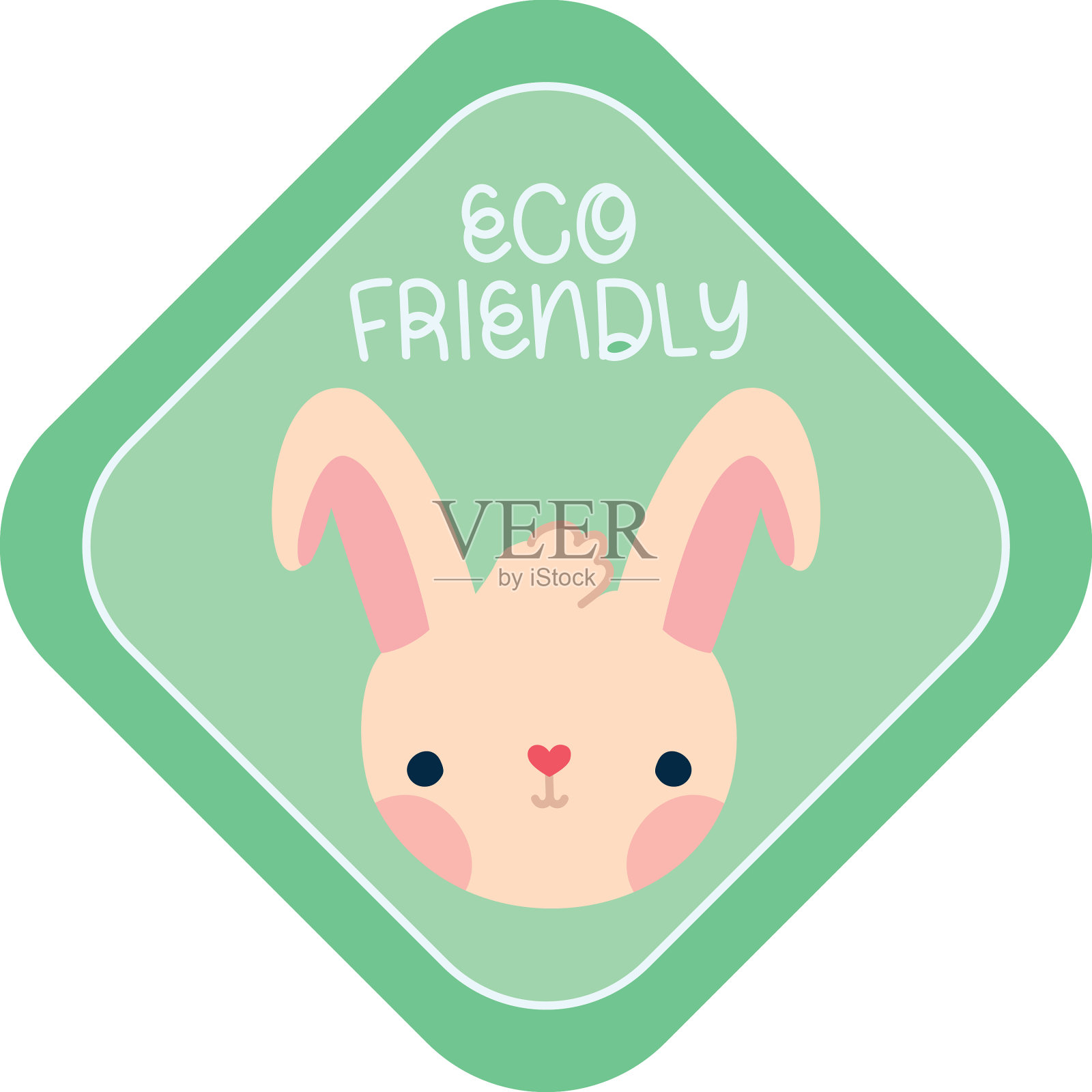 环保徽章插画图片素材