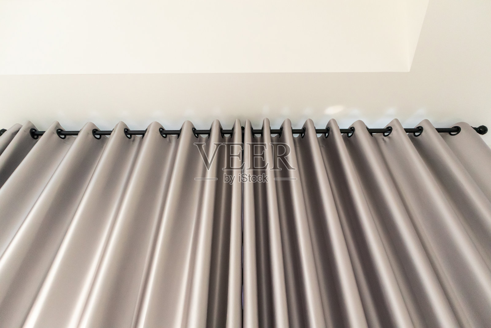 客厅的窗帘窗室内装饰照片摄影图片