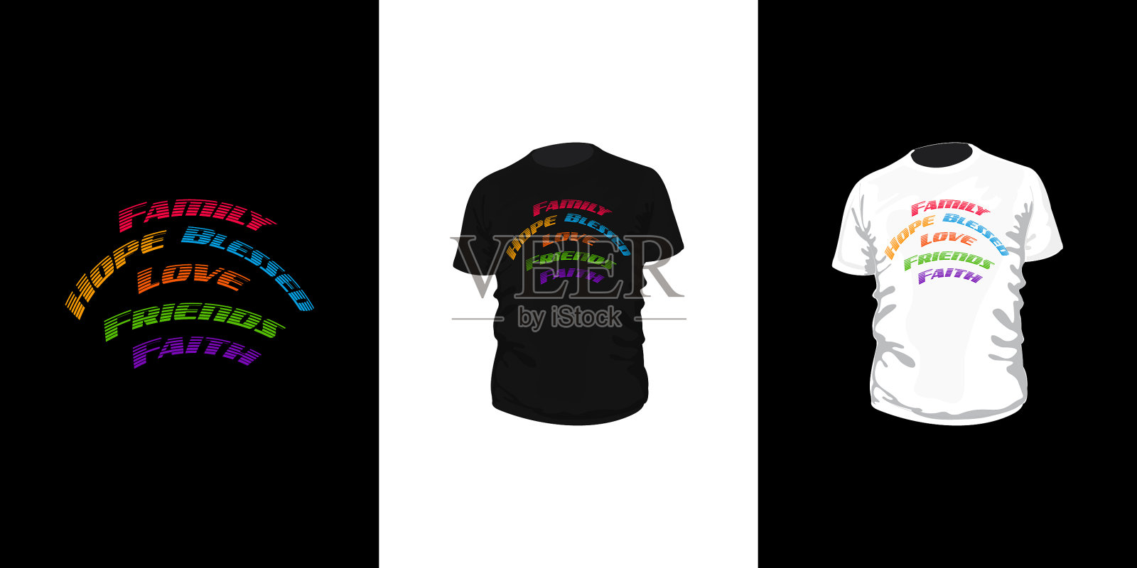 创意t恤设计艺术插画图片素材