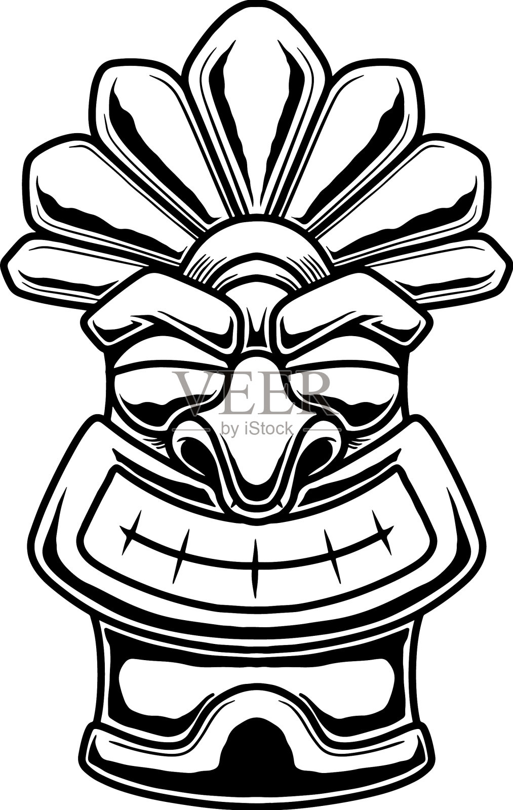 提基偶像以单色风格为设计元素设计元素图片