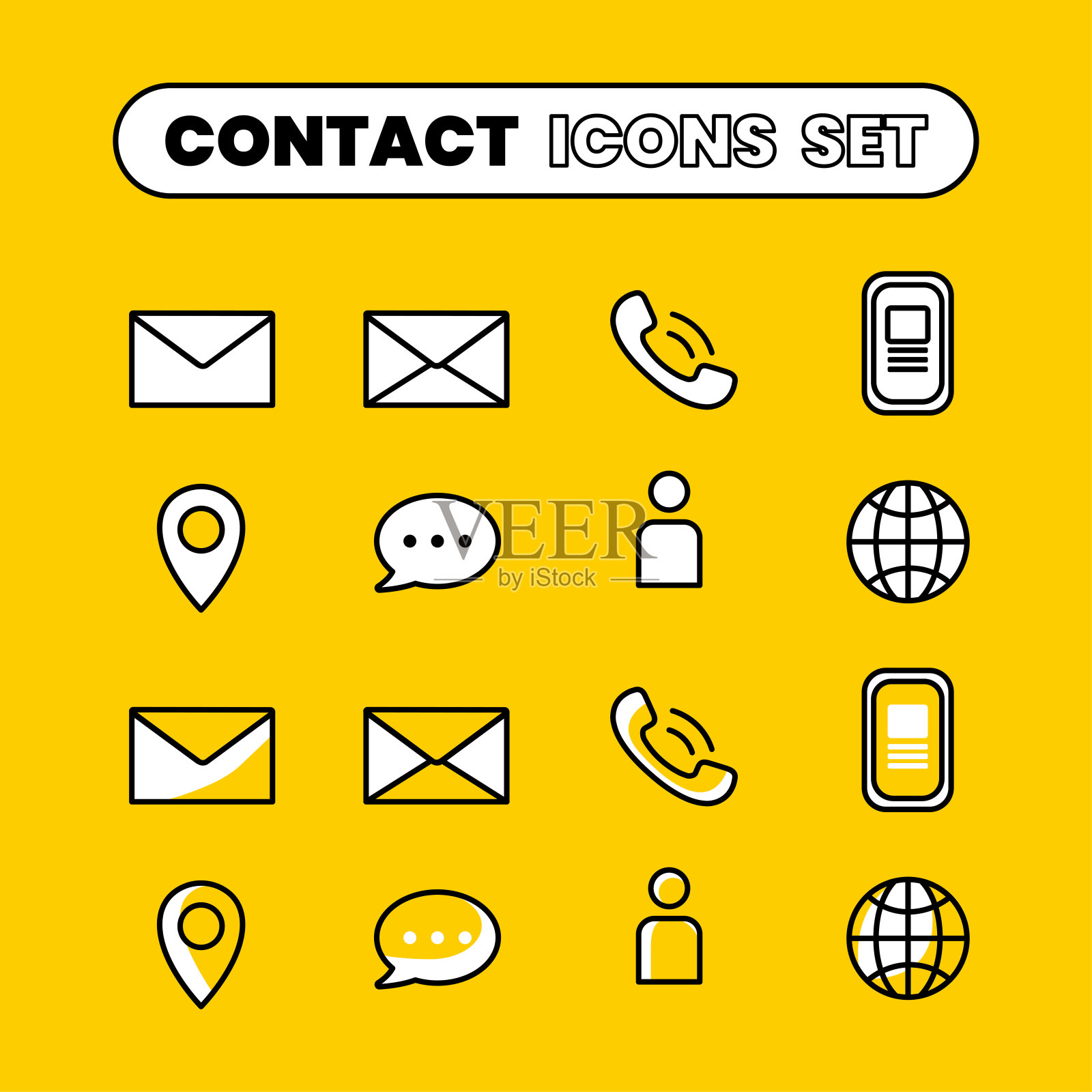 联系人图标设置为平线图标素材