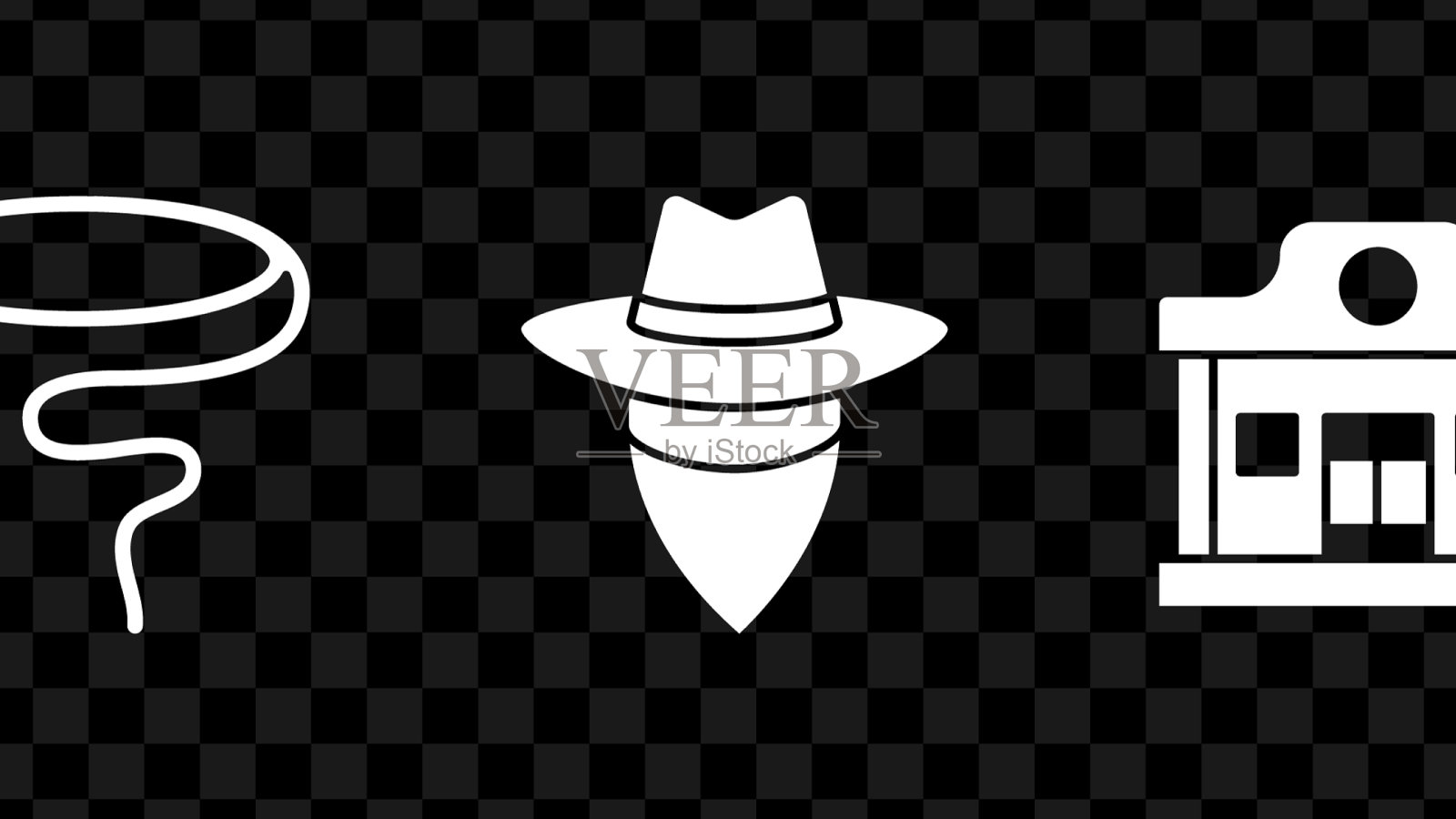 立老木轮刑卦警长图标素材