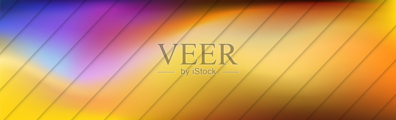 全景抽象网页背景彩色梯度向量插画图片素材