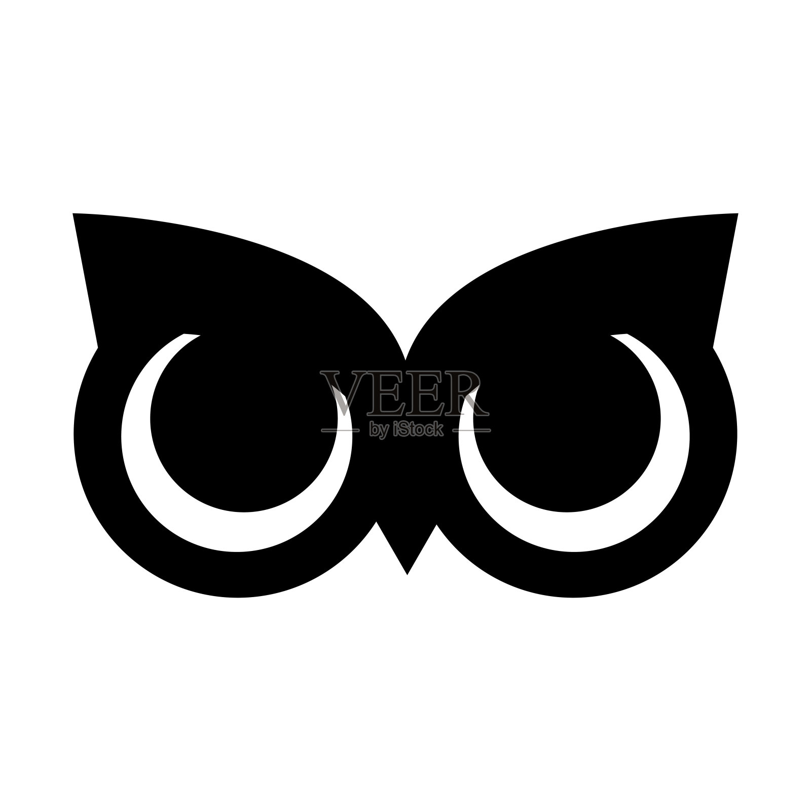 猫头鹰眼睛插图设计矢量设计元素图片