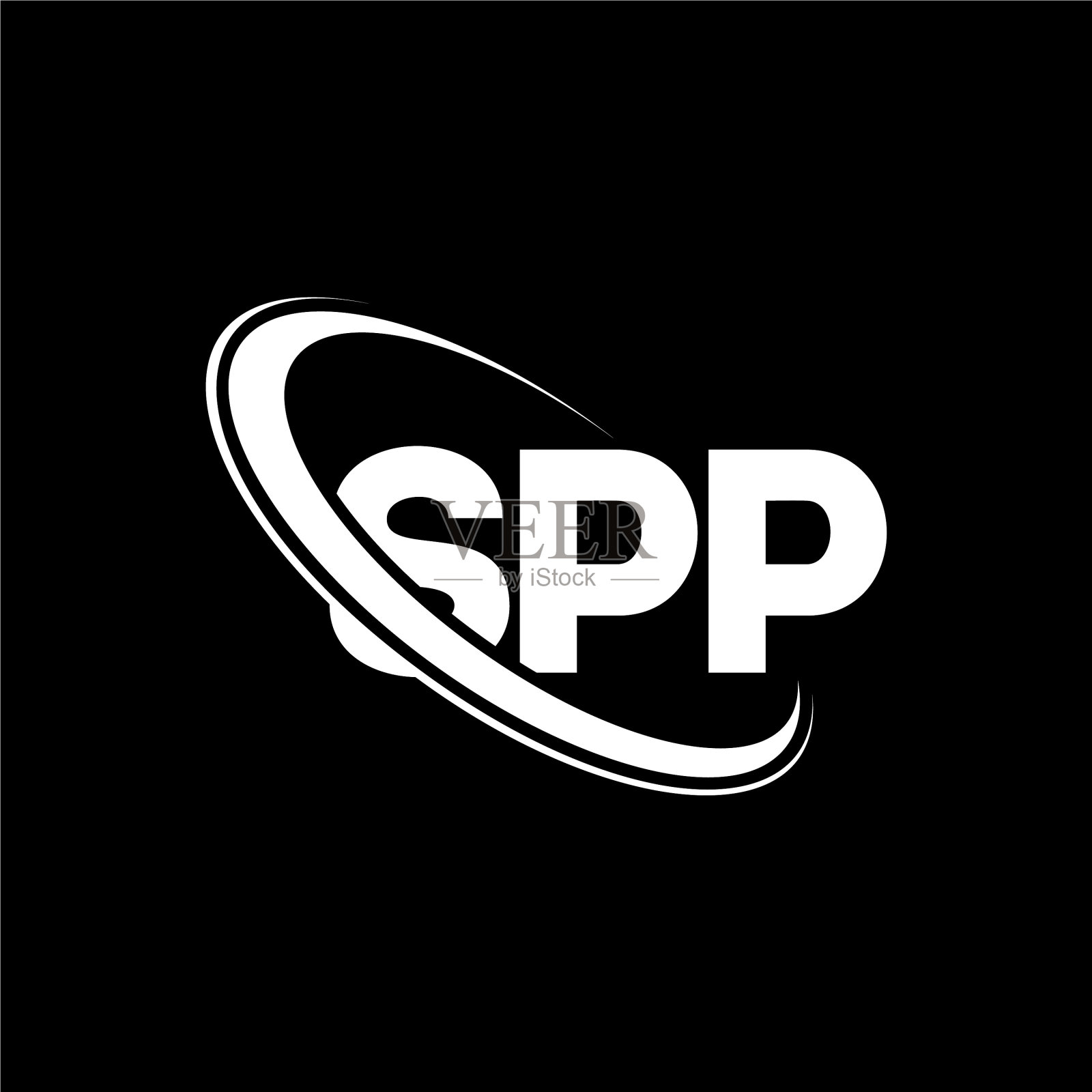 SPP标志SPP字母SPP字母标志设计插画图片素材