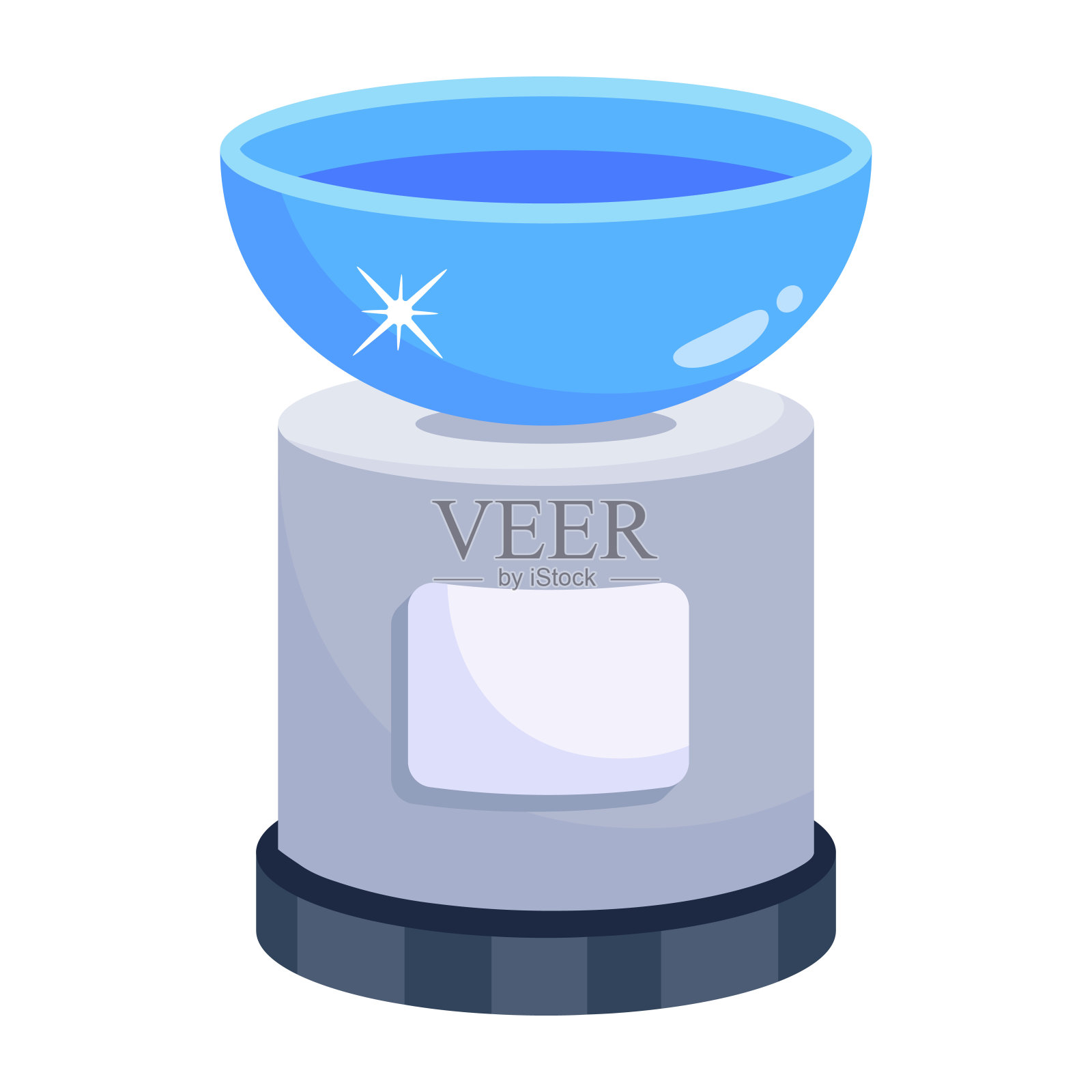 准备使用扁平的体重秤图标插画图片素材