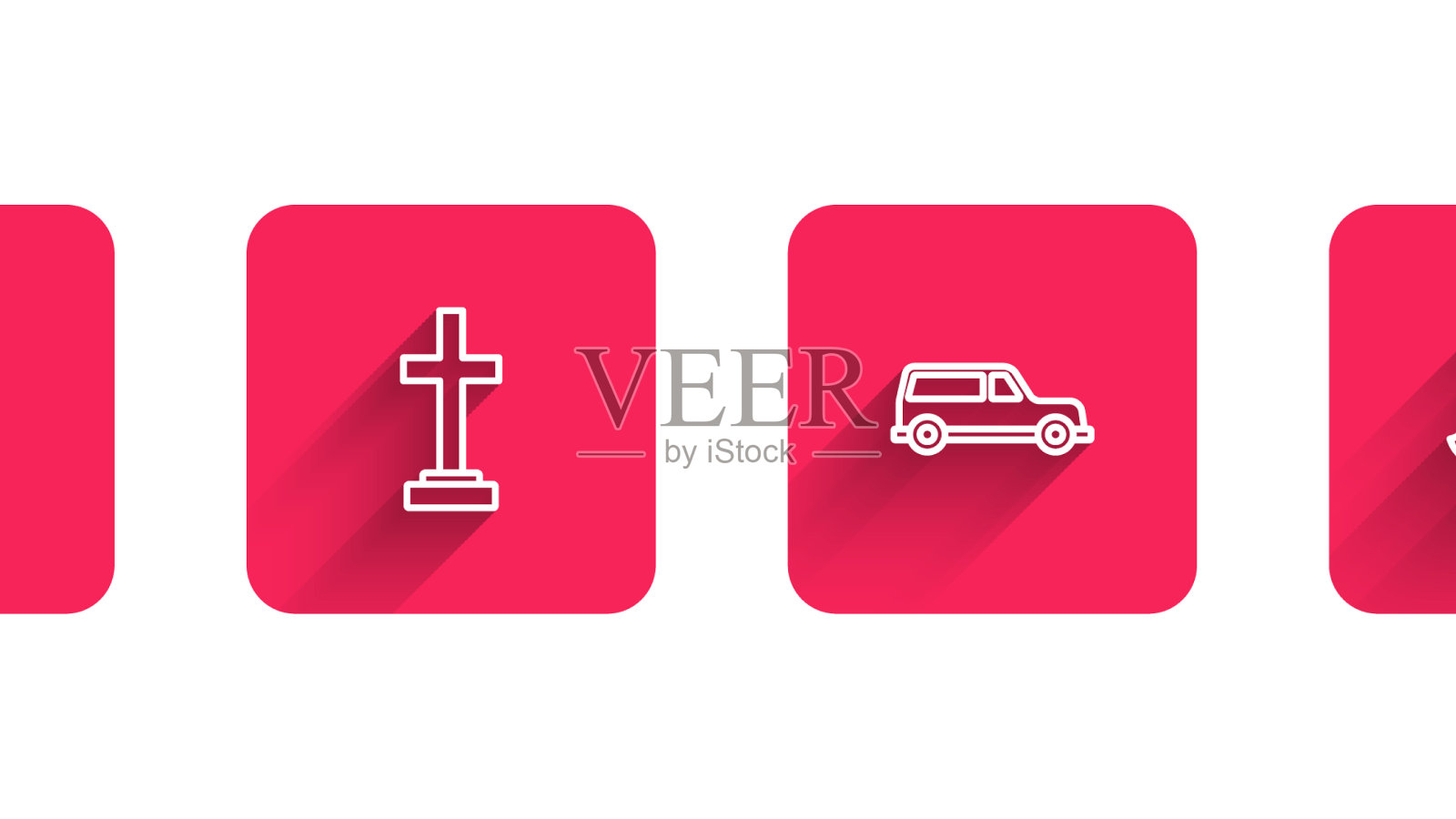 在基督教圣杯上画上十字架图标素材