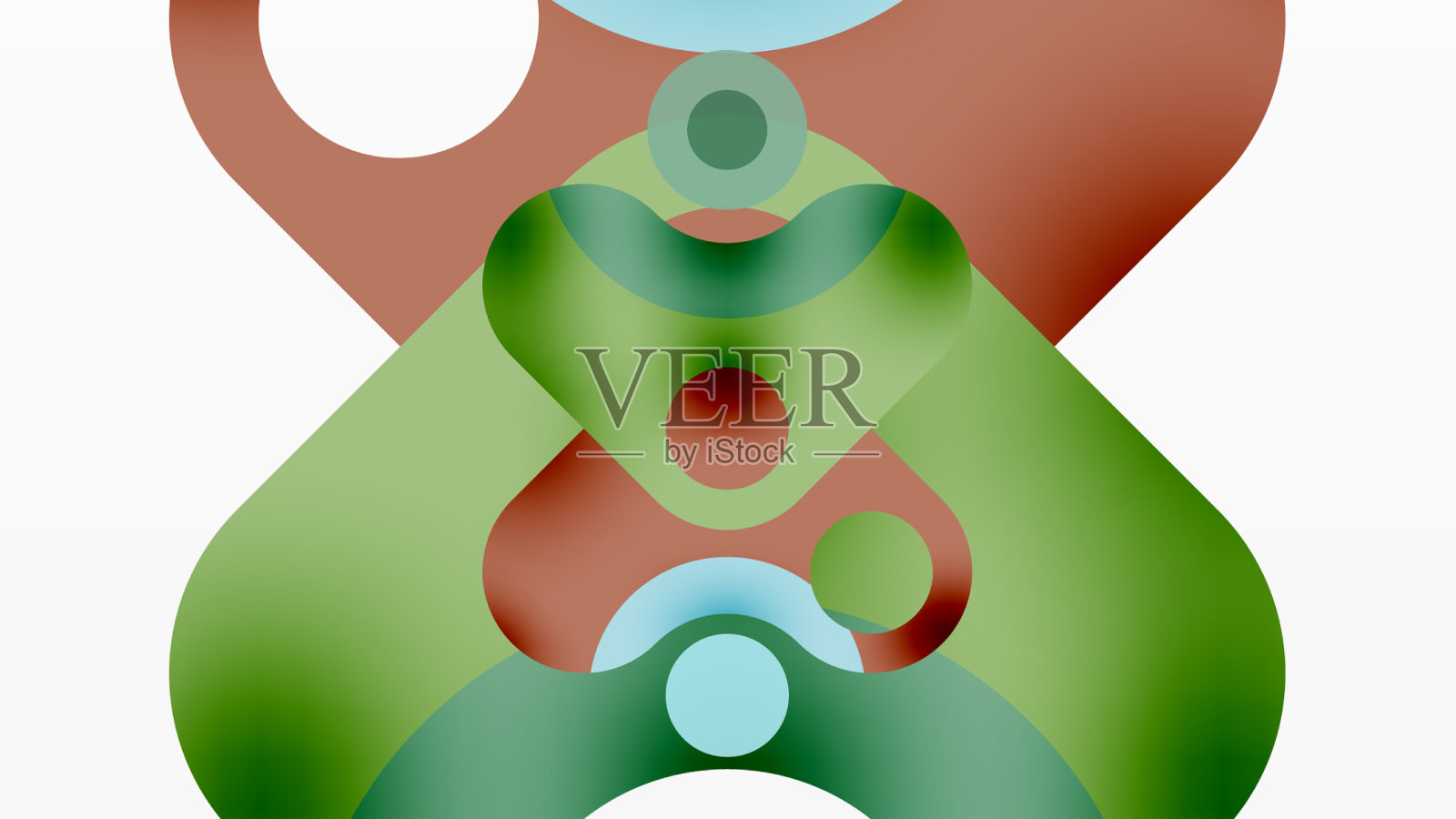 创意几何墙纸最小气泡箭头插画图片素材