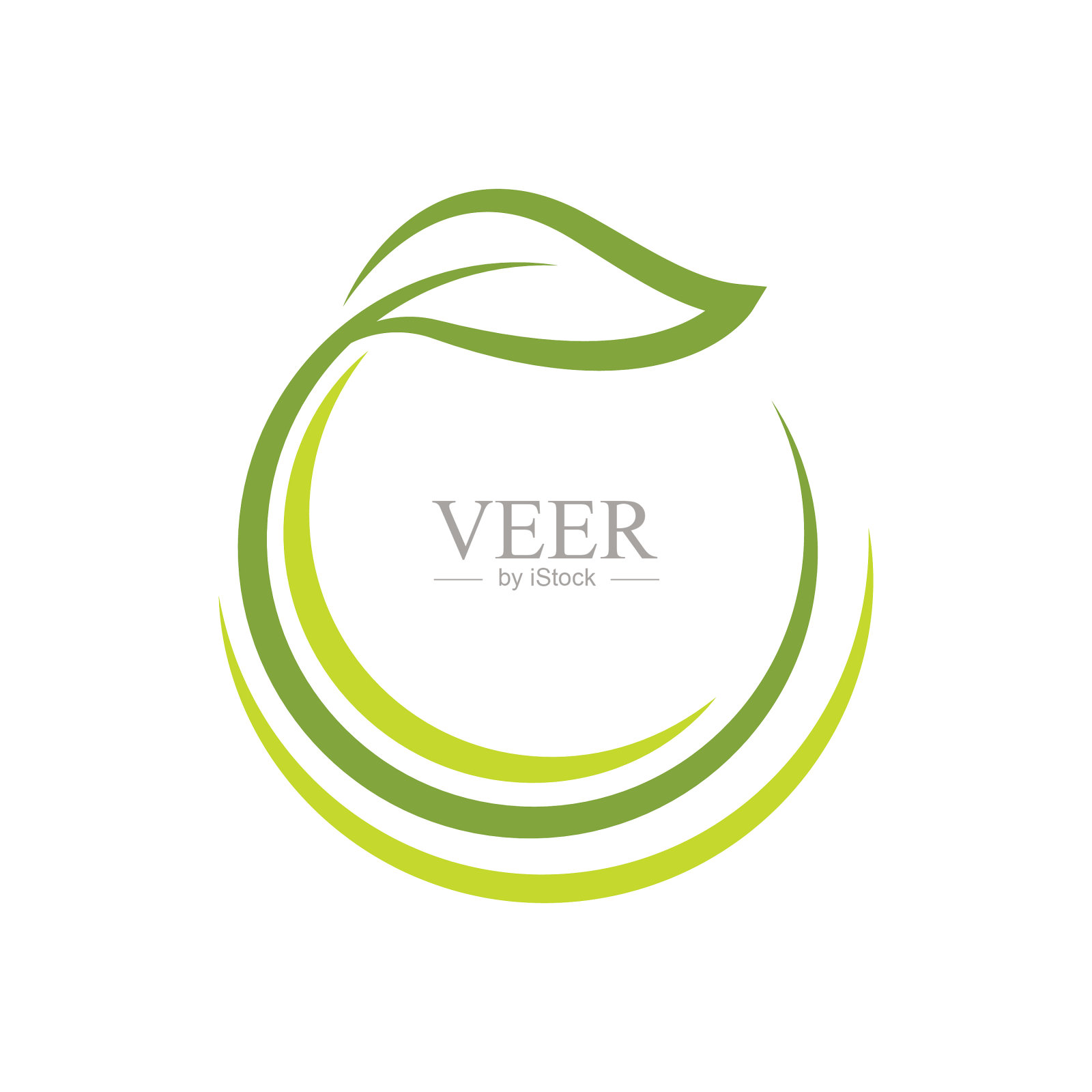 绿色的叶子设计元素图片