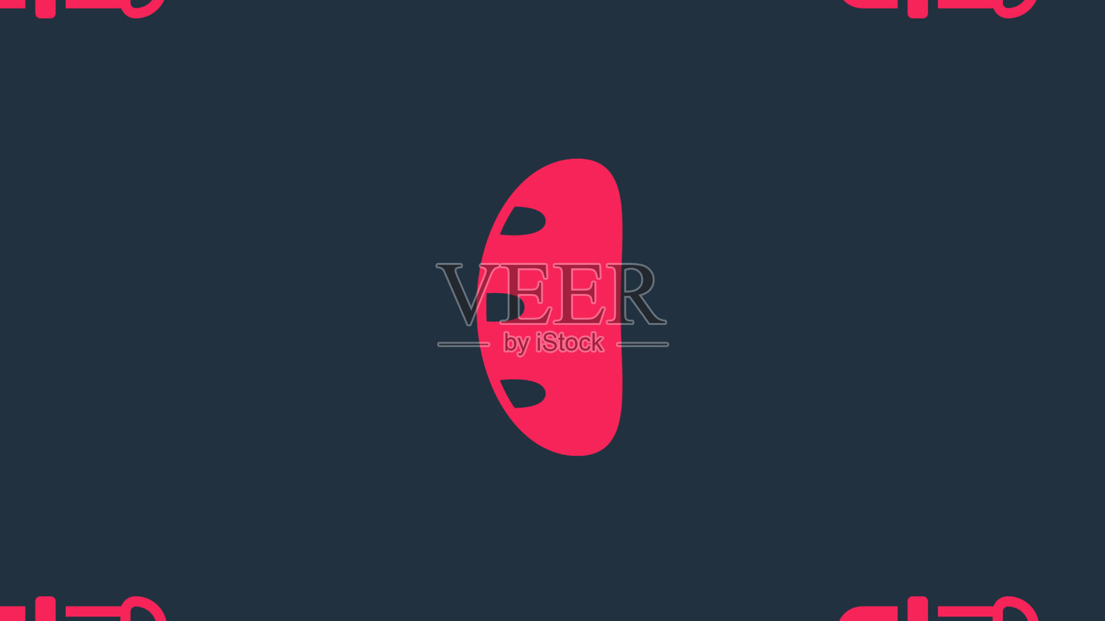 把燃烧的蜡烛放在烛台和面包上图标素材