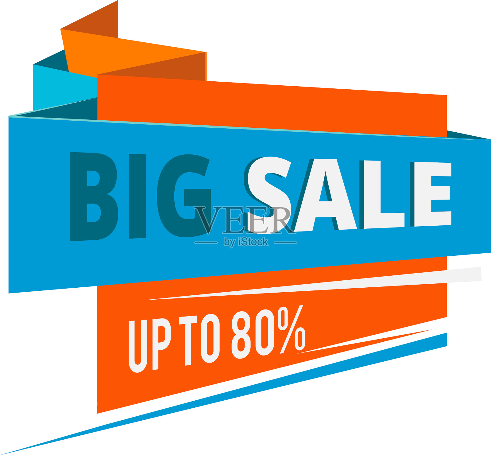 大减价商店标签促销彩色标签设计元素图片