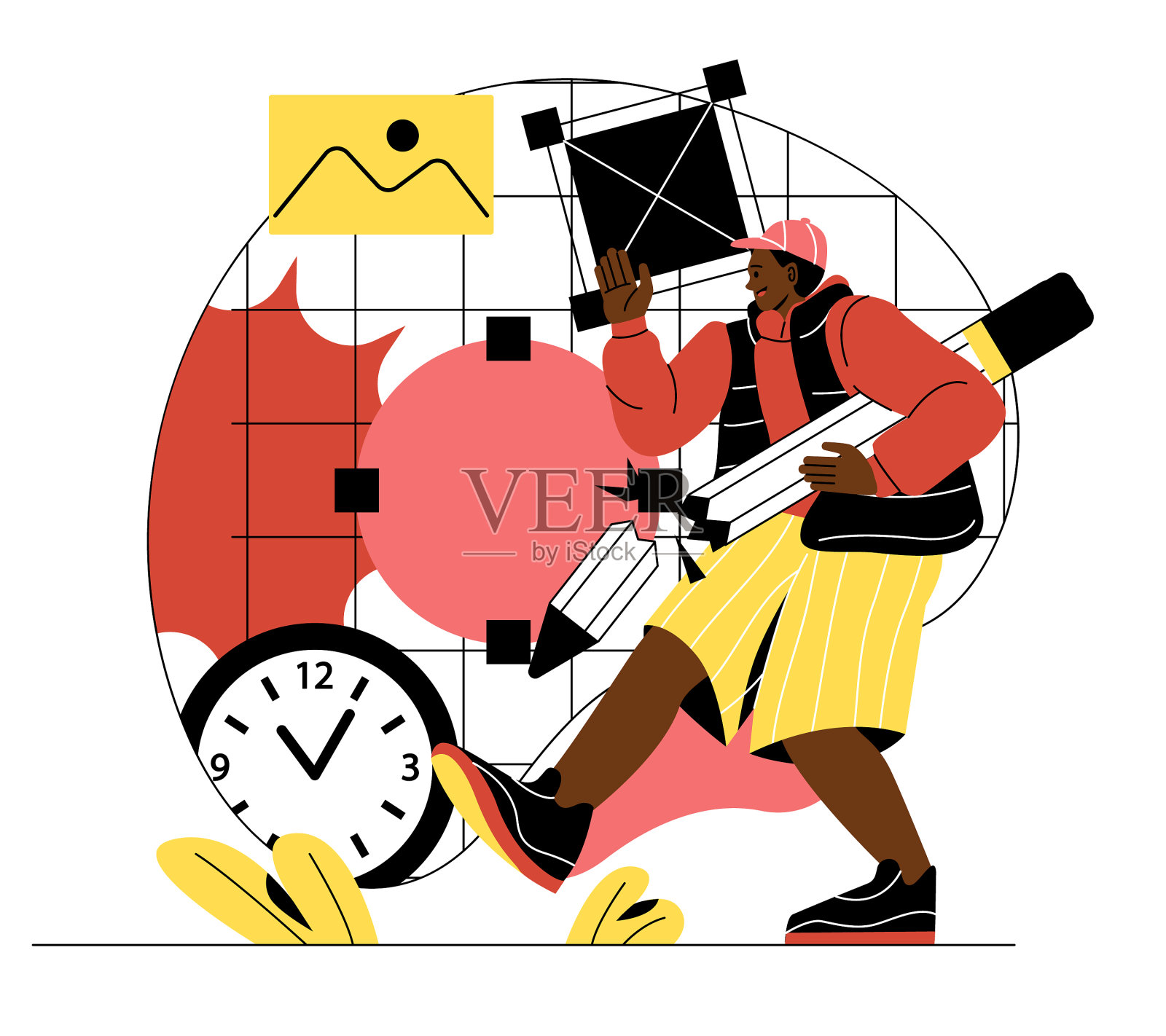 不同的设计师设计元素图片