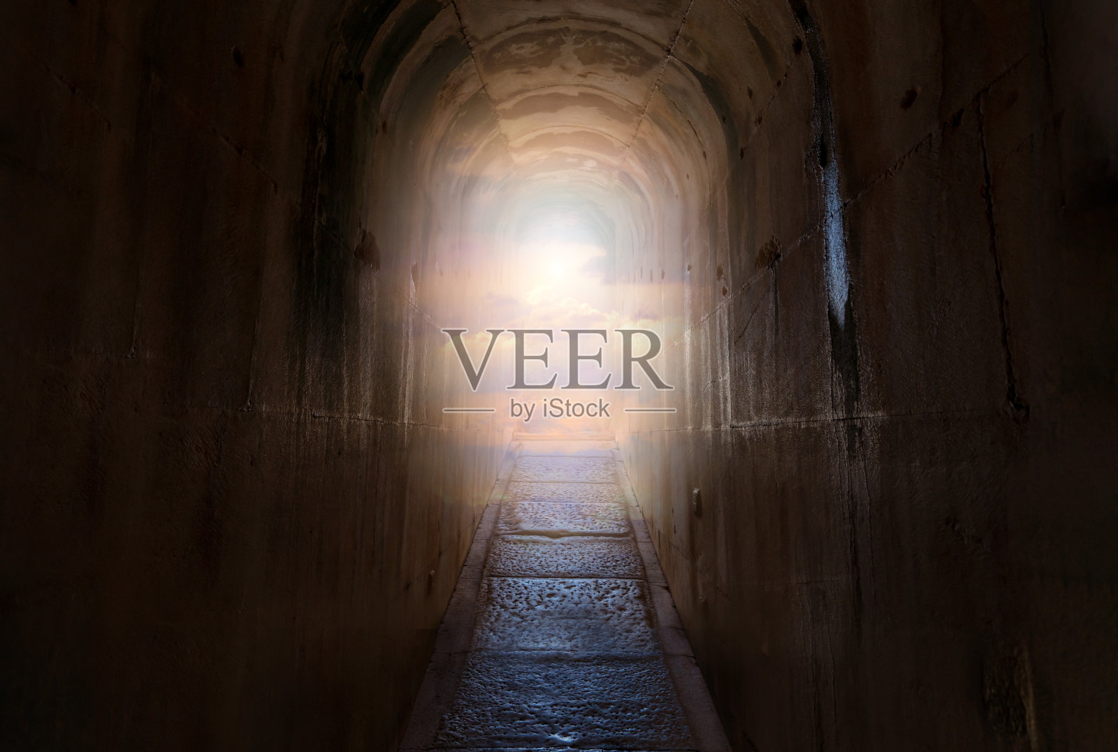 天堂或乐园的宗教观念。照片摄影图片