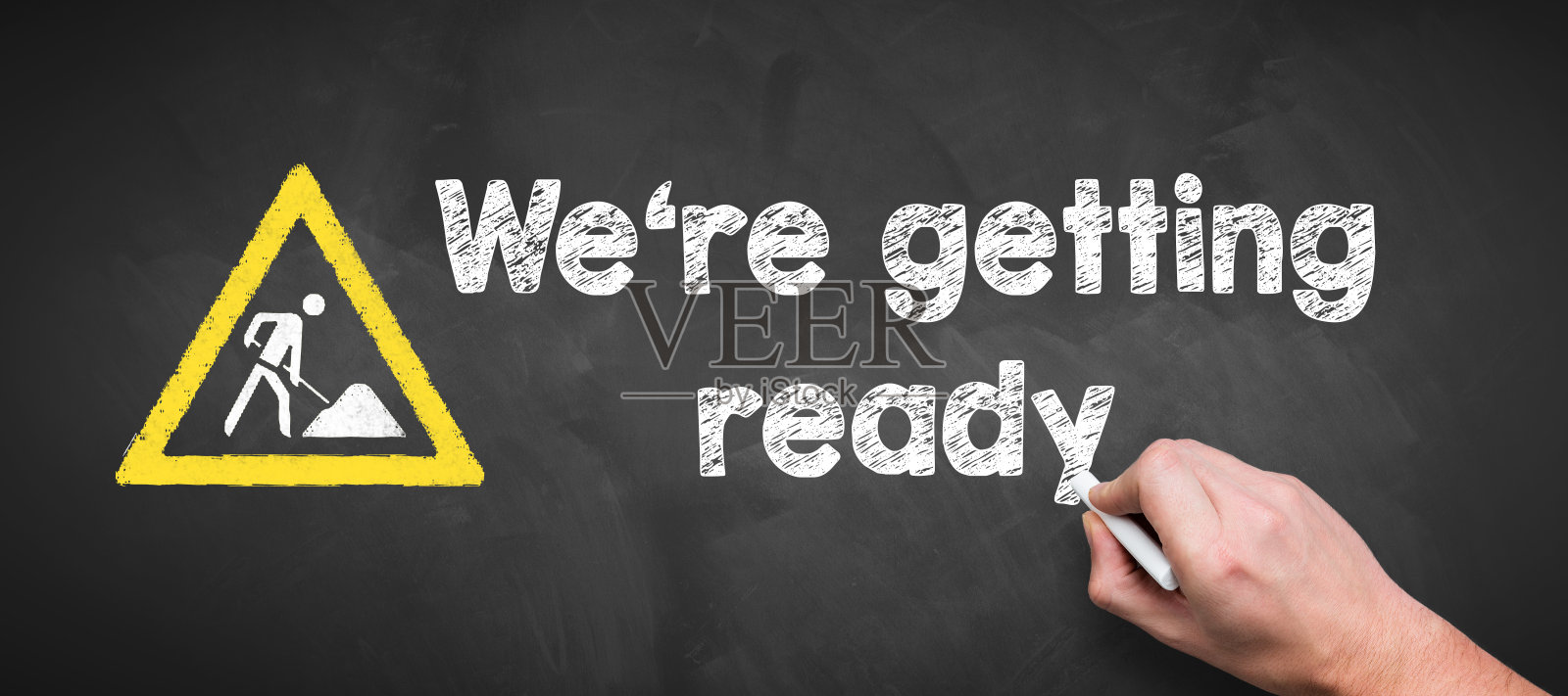 我们在黑板上准备好了照片摄影图片