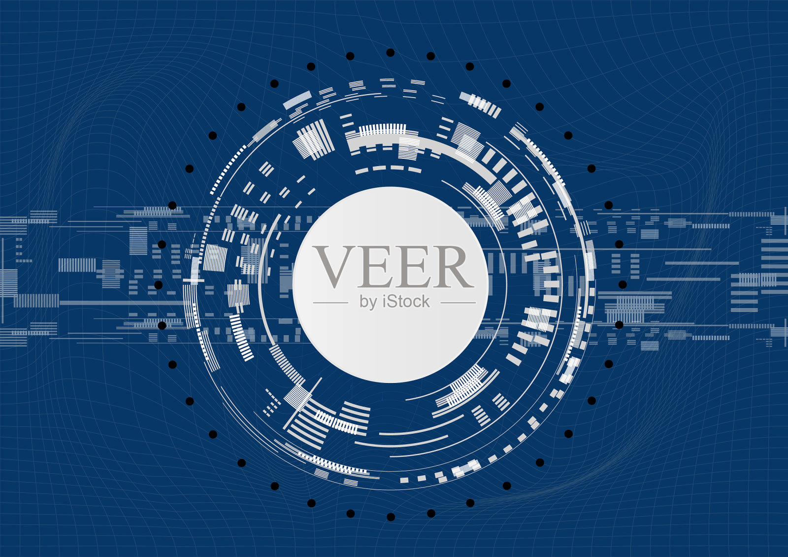 抽象技术概念背景插画图片素材