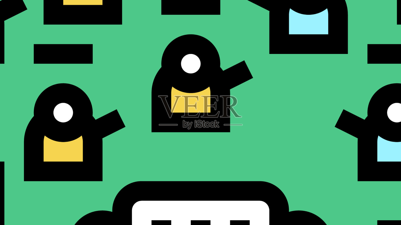 Moba电子游戏彩色图标插画图片素材