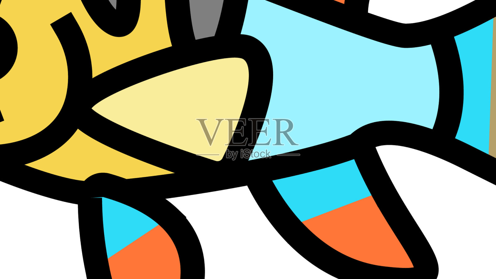 公羊慈鲷鱼色图标设计元素图片