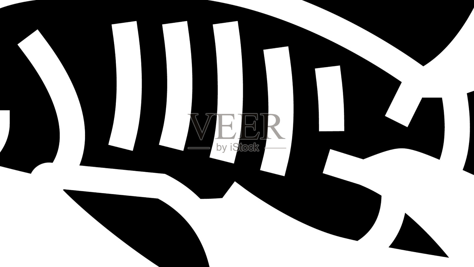 非洲慈鲷象形符号插画图片素材