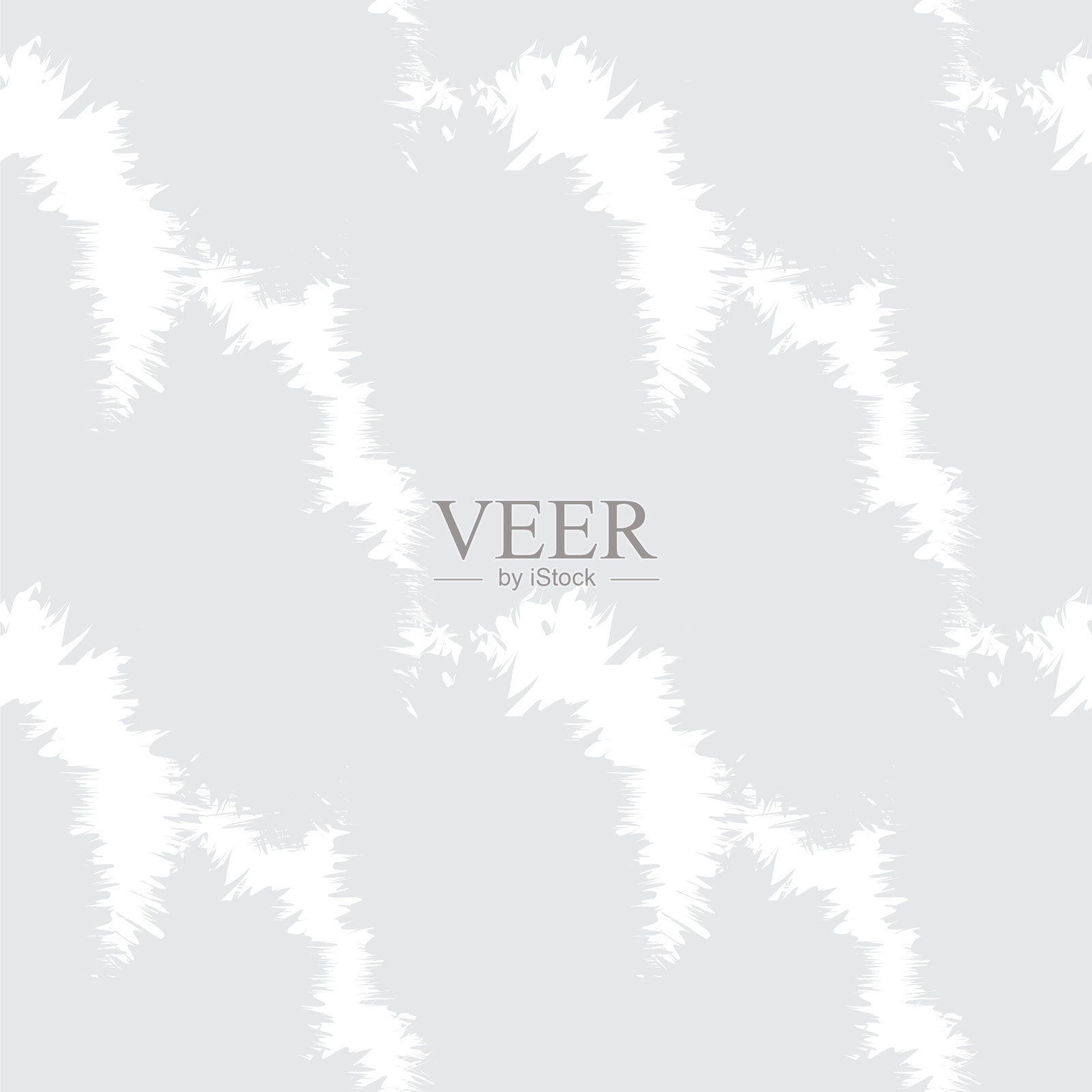 抽象毛笔笔画毛皮无缝图案插画图片素材