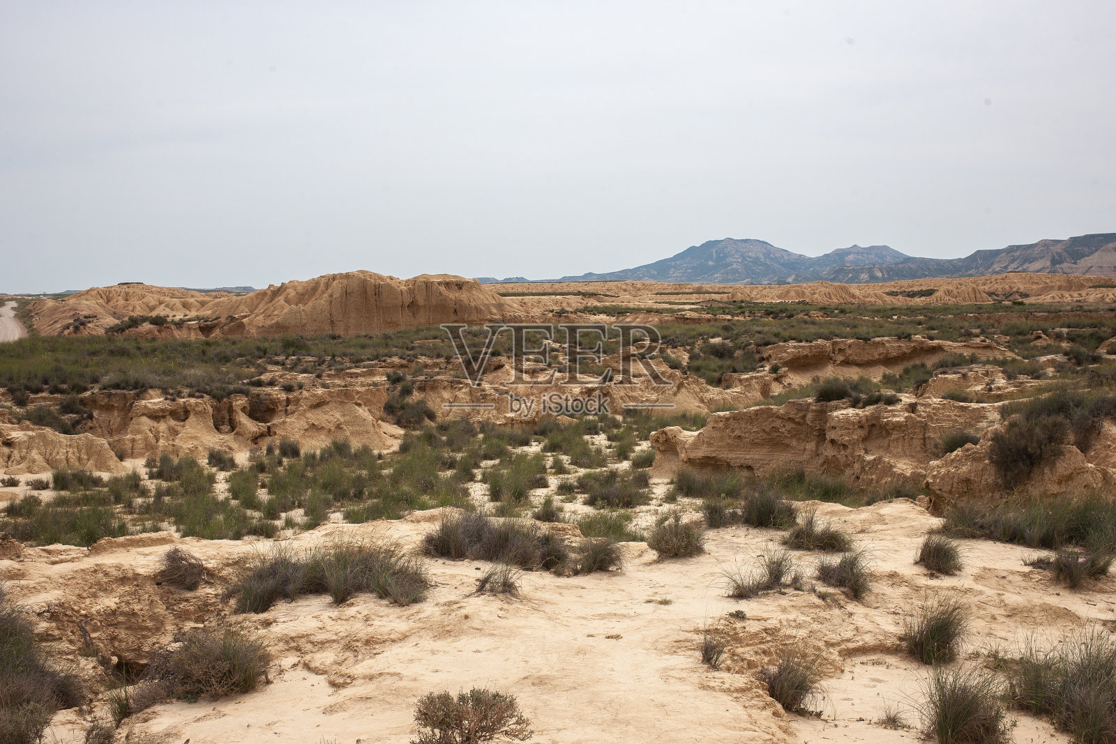 西班牙纳瓦拉的巴尔德纳斯沙漠照片摄影图片