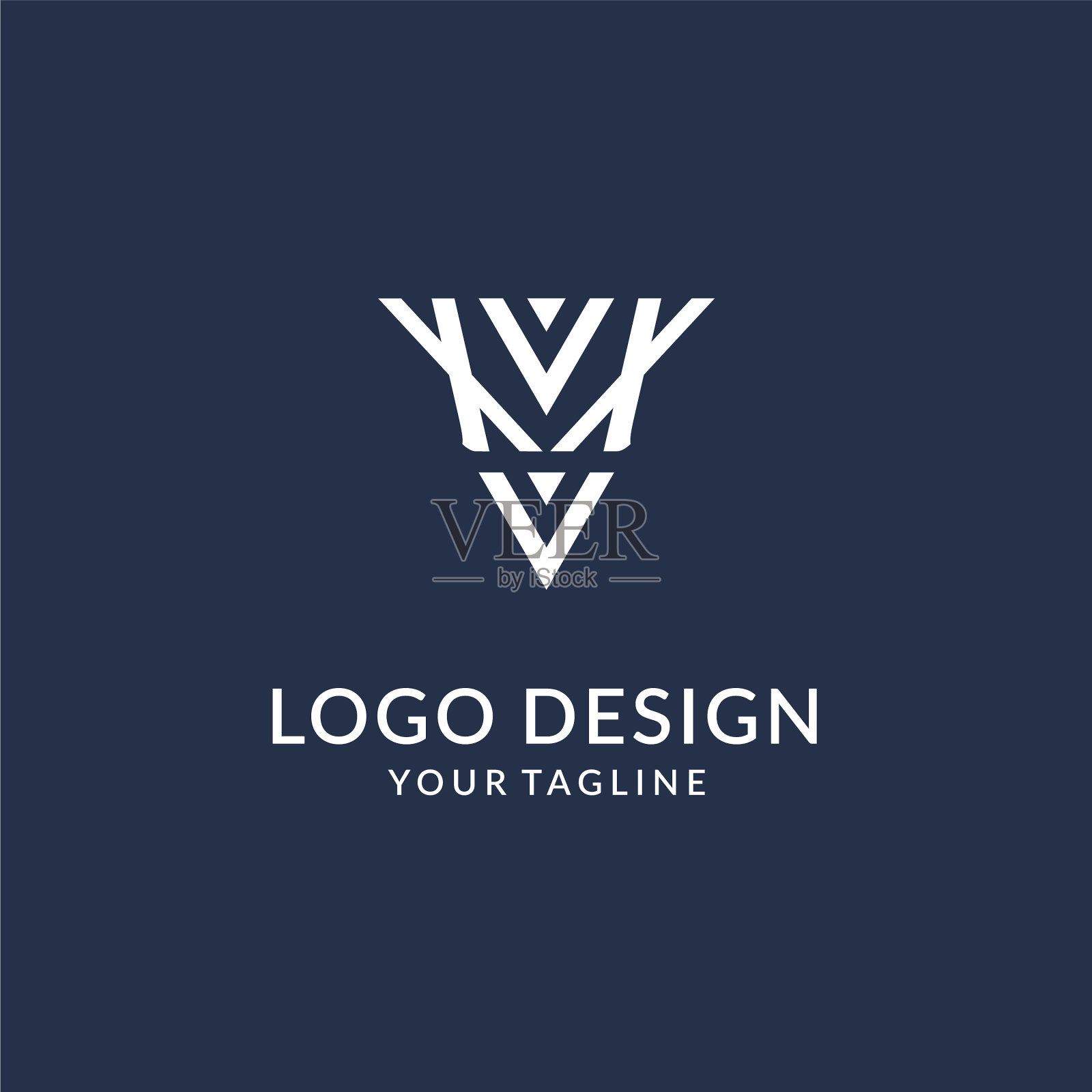 Xx三角字母标志设计思路创意十足插画图片素材