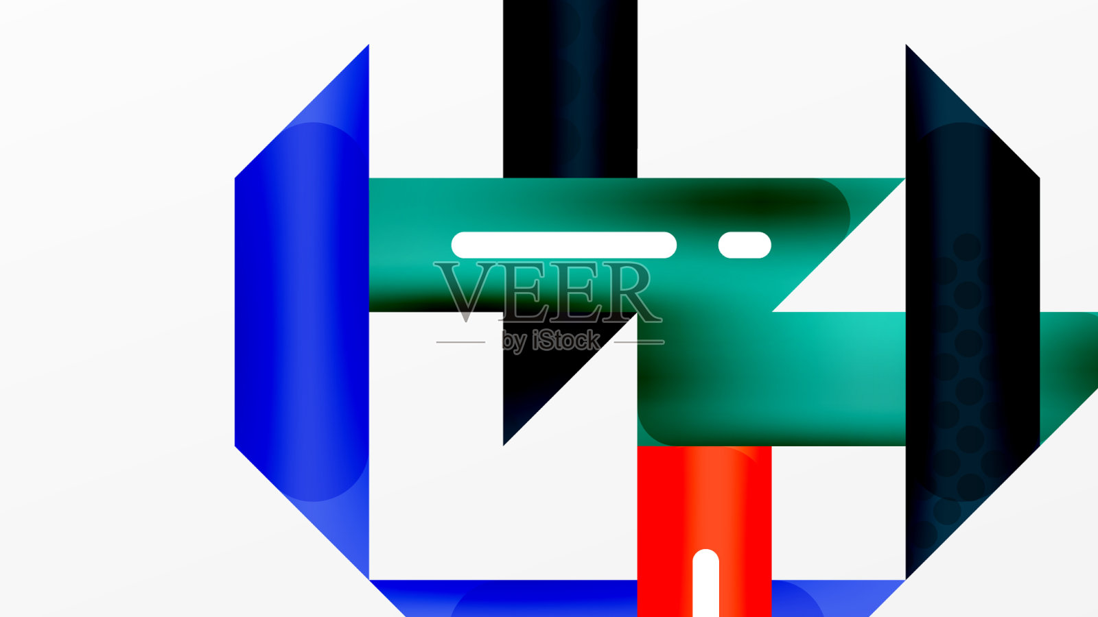 背景最小几何构图线条插画图片素材