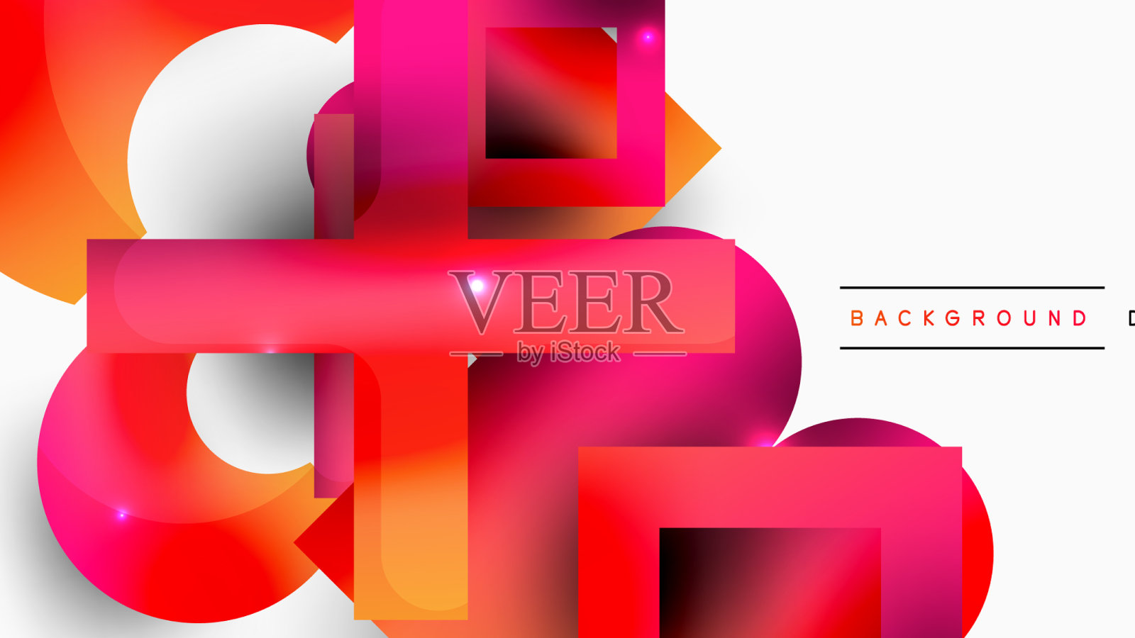 最小几何抽象背景原语插画图片素材