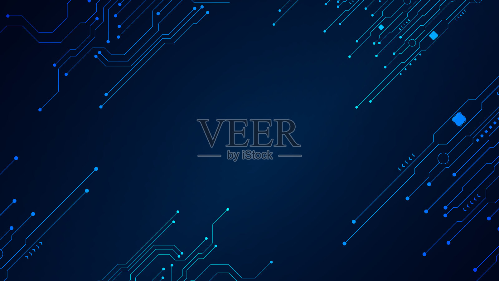 具有高科技数字数据的技术背景插画图片素材