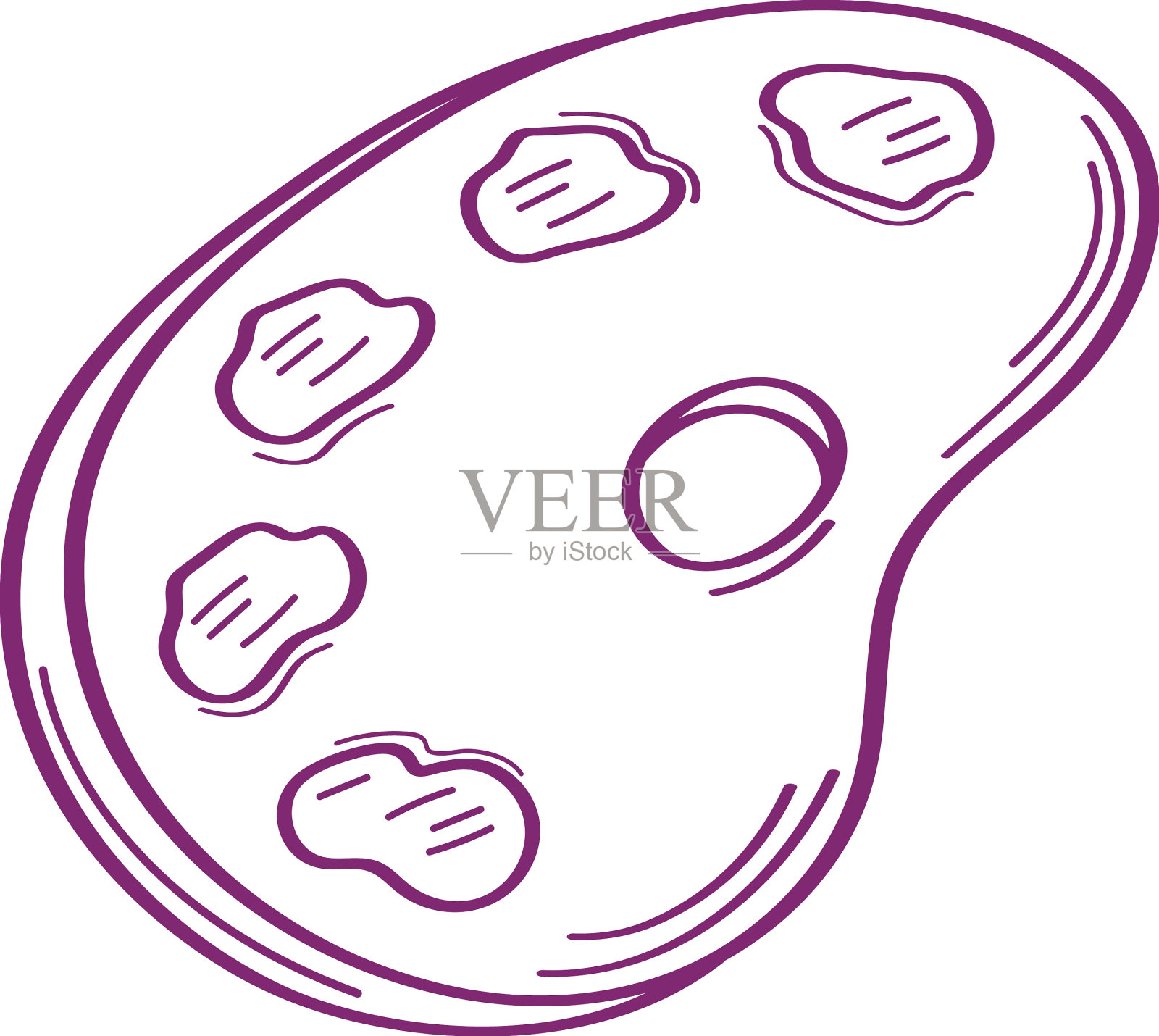 调色板油漆学校供应设计元素图片