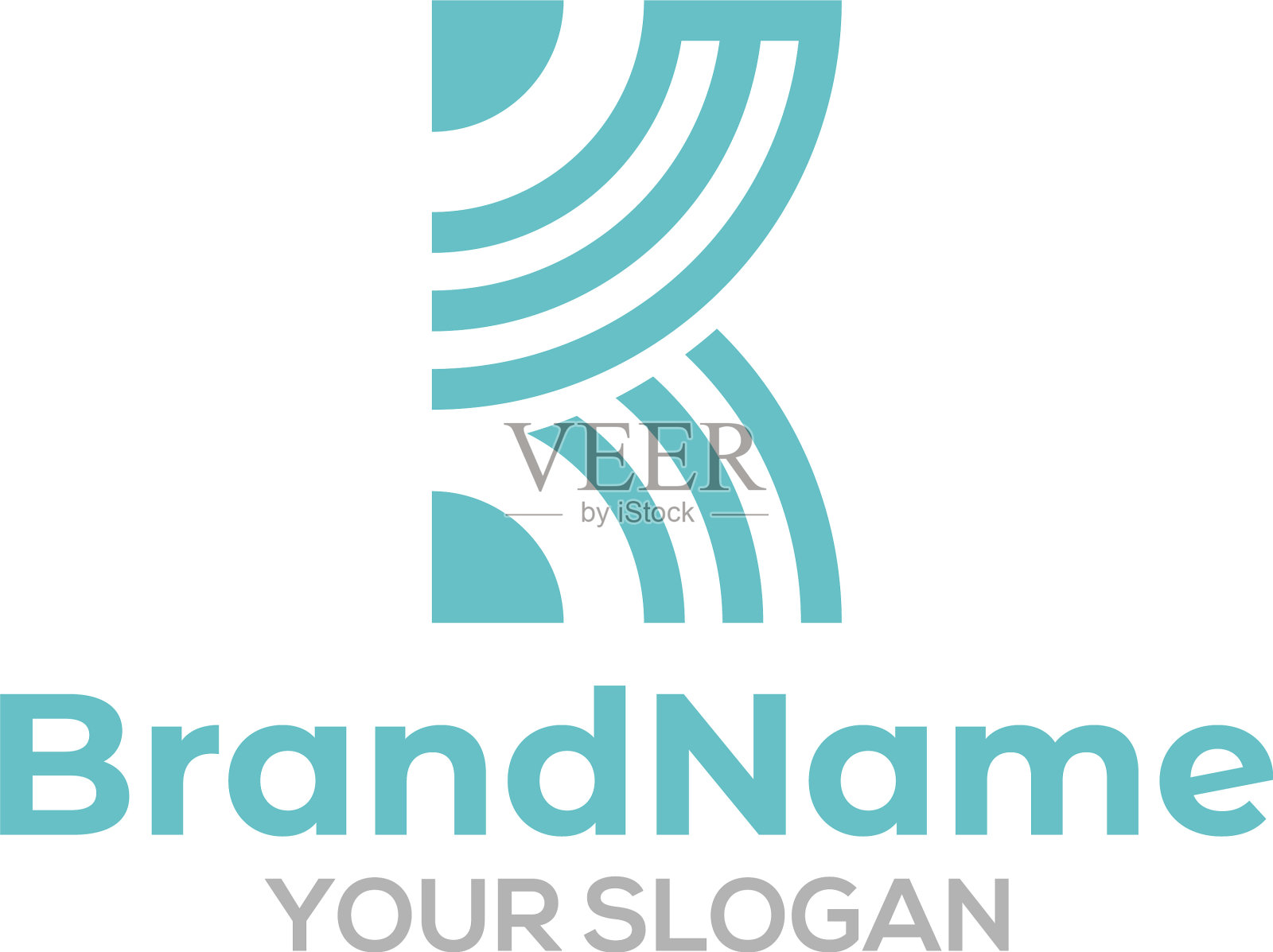 简单初始km时尚标志设计插画图片素材