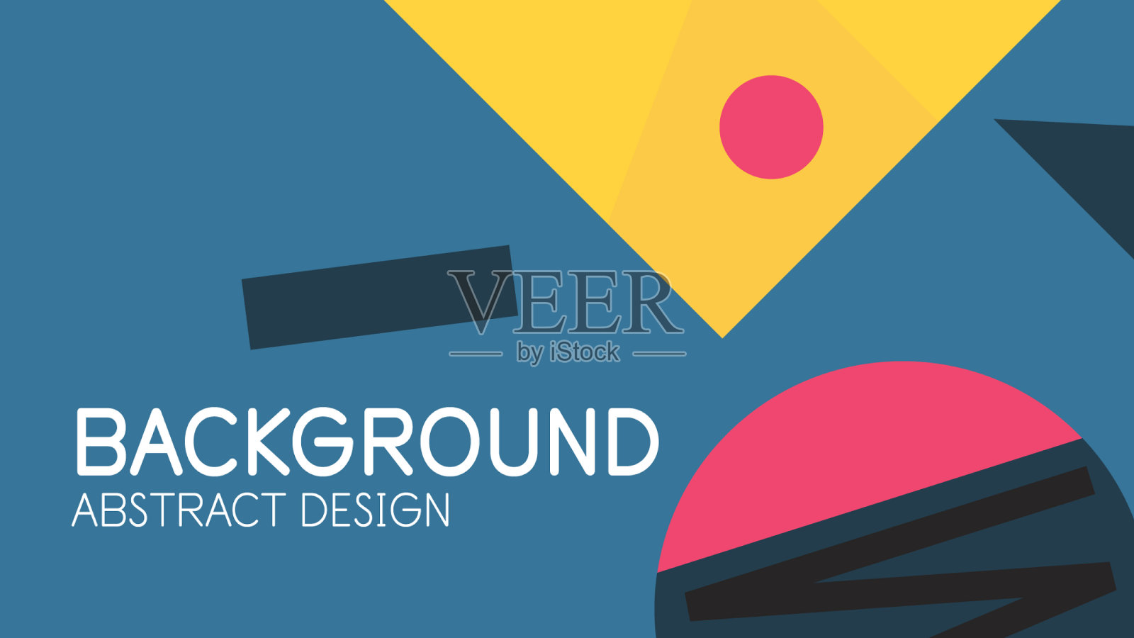 抽象的背景块线三角形插画图片素材