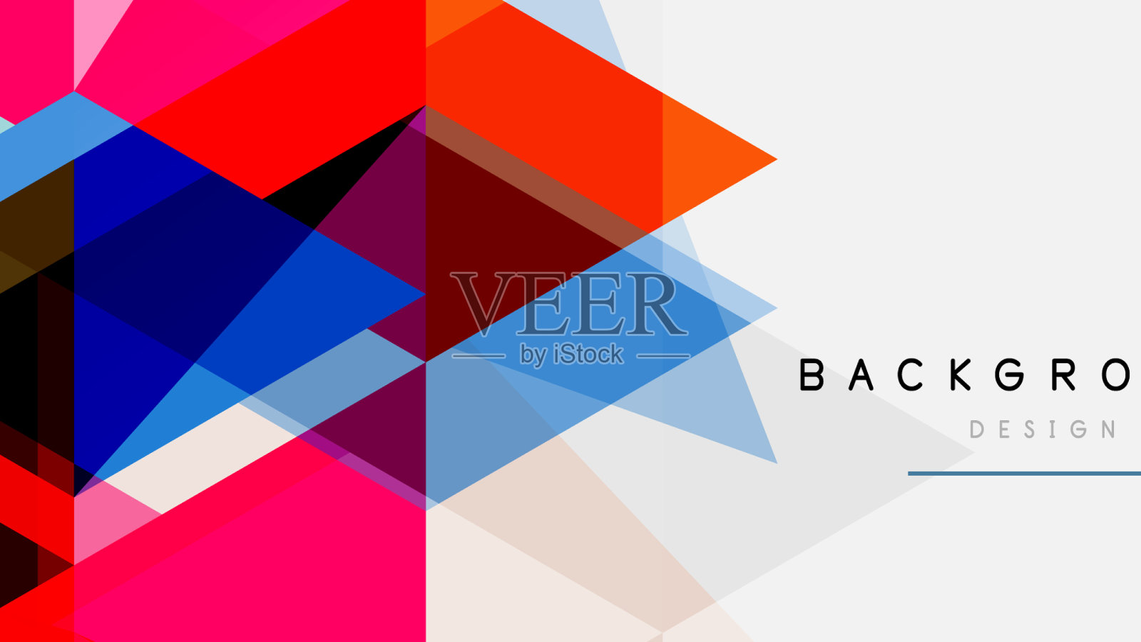 马赛克三角形几何背景技术或插画图片素材