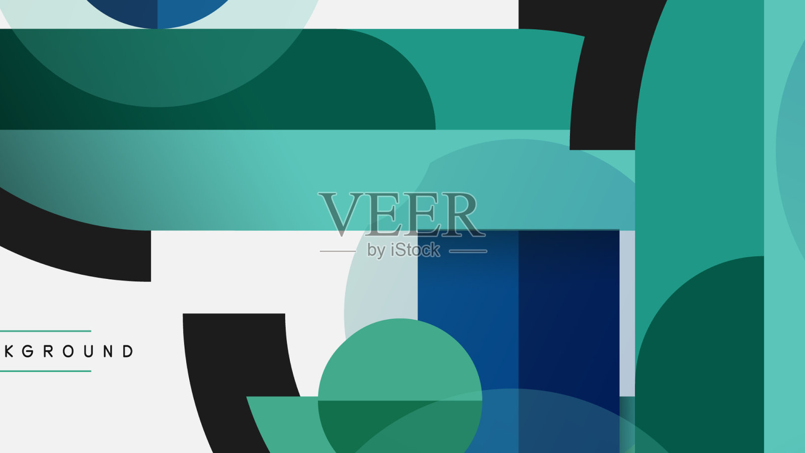 圆形几何形状，线条和圆圈插画图片素材