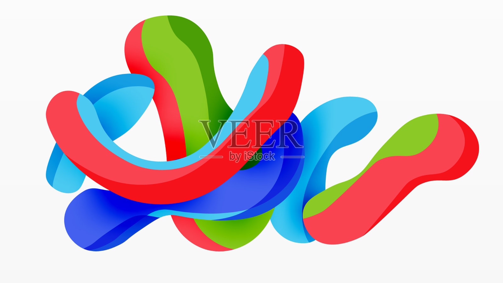 创意几何墙纸飞溅液体波插画图片素材