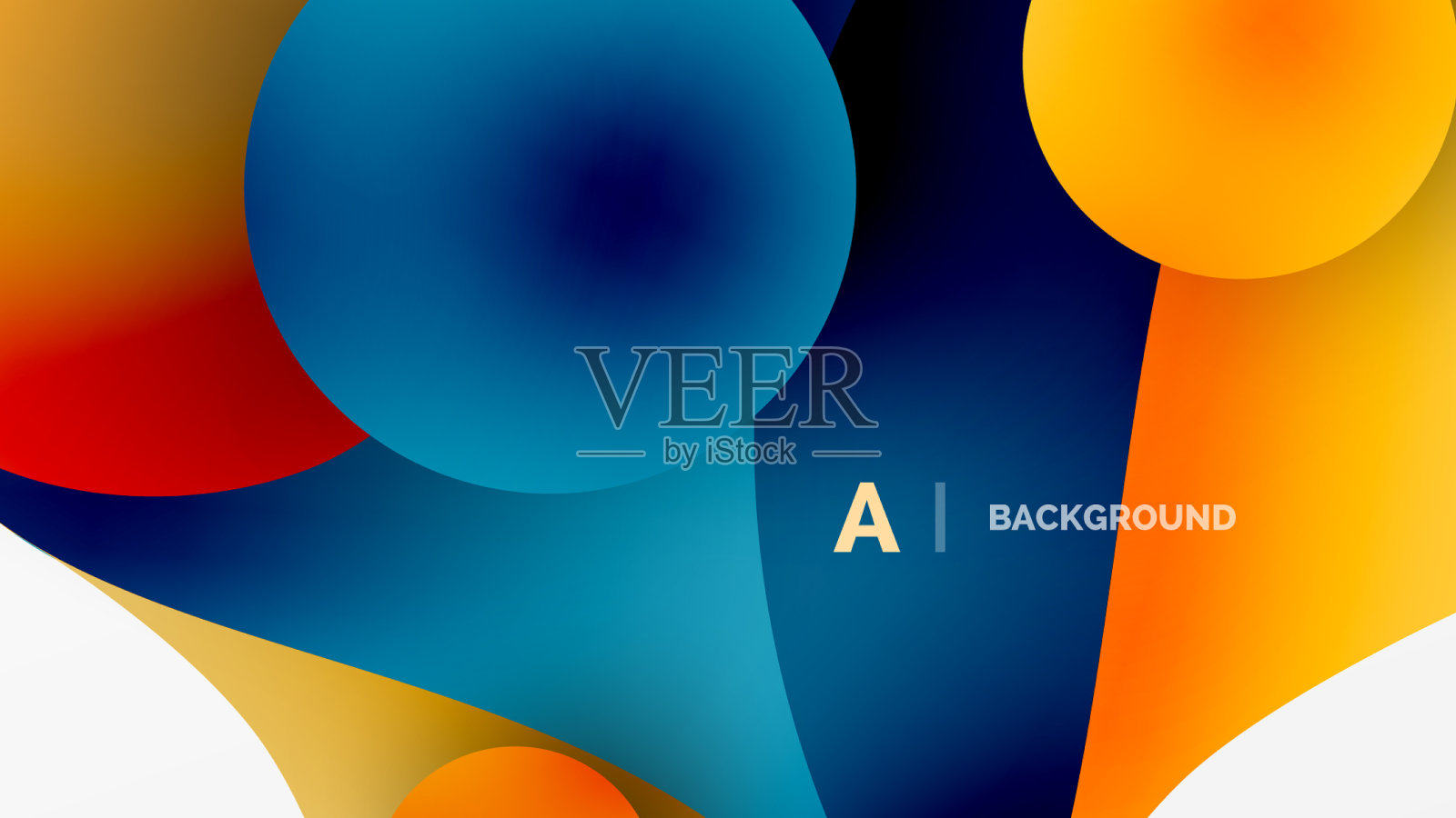 流动的几何形状极简抽象插画图片素材