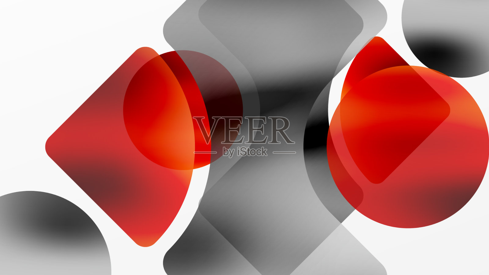 透明效果几何抽象背景插画图片素材