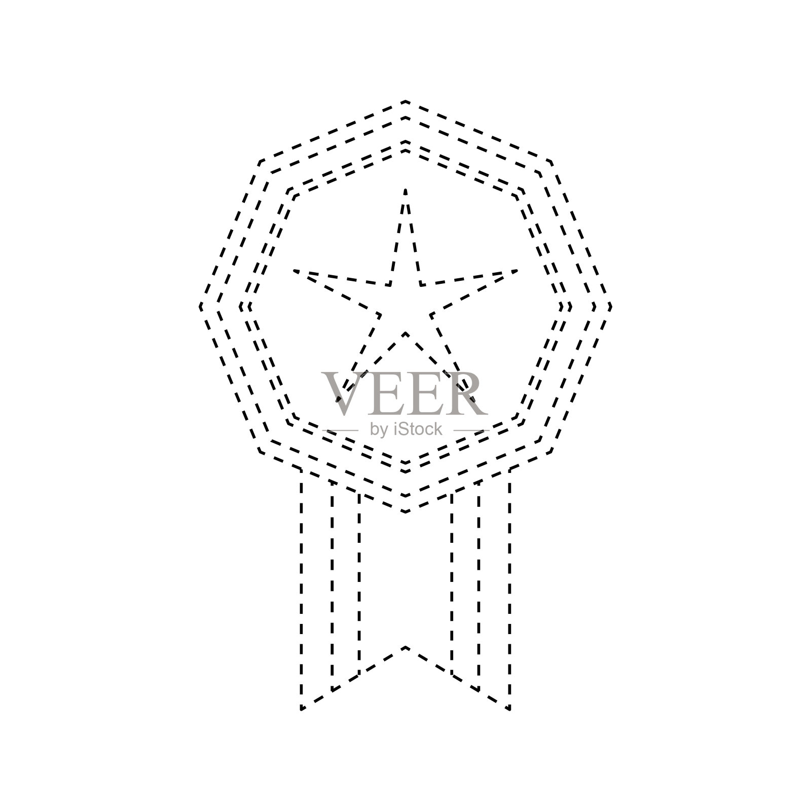 孩子们的奖牌追踪工作表插画图片素材